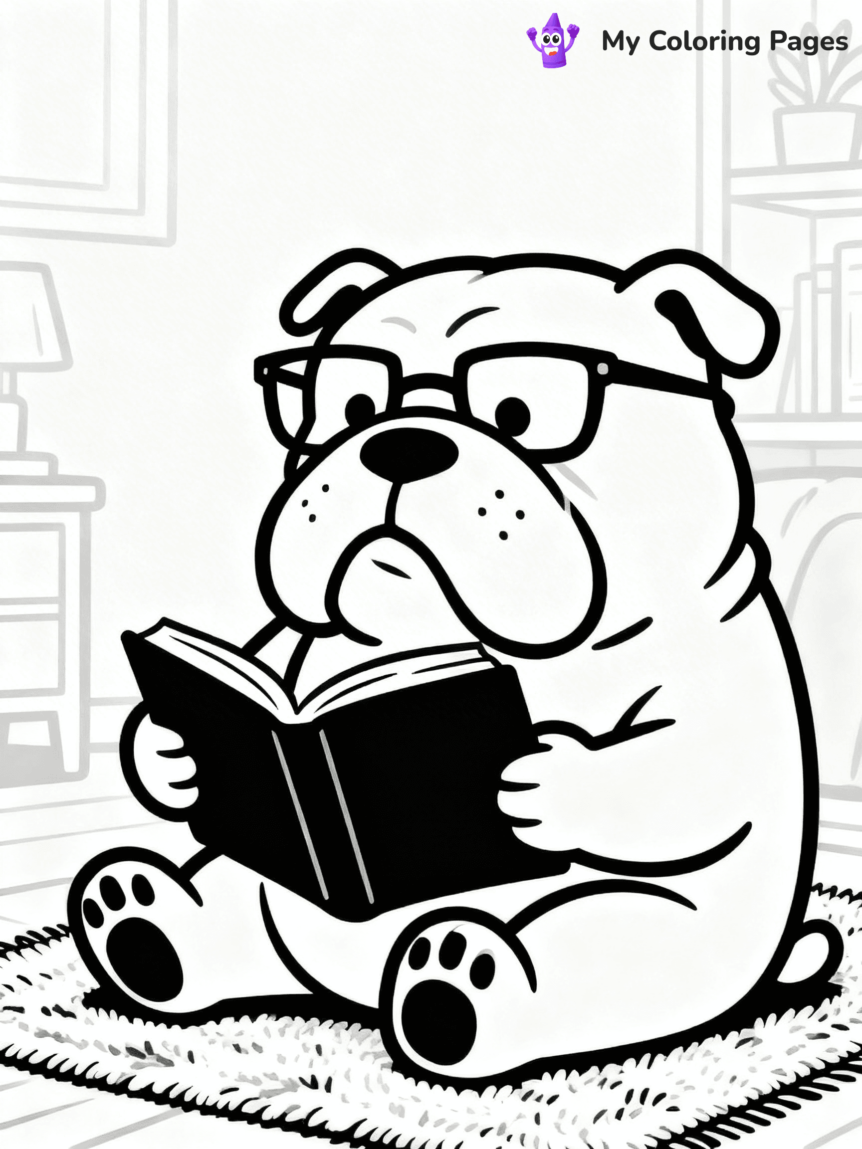 English Bulldog Coloring Pages - 14