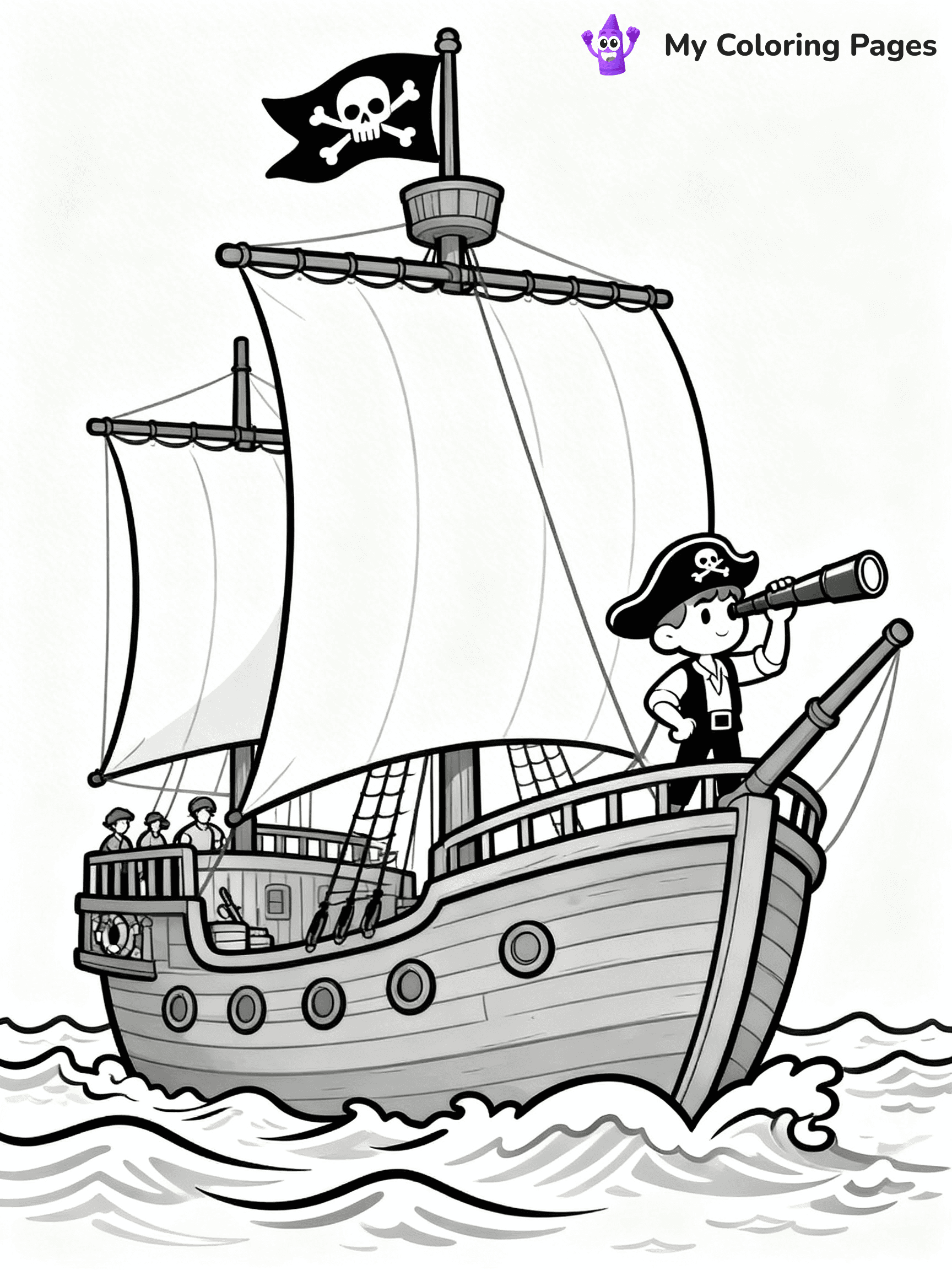 Treasure Map Coloring Pages - 28