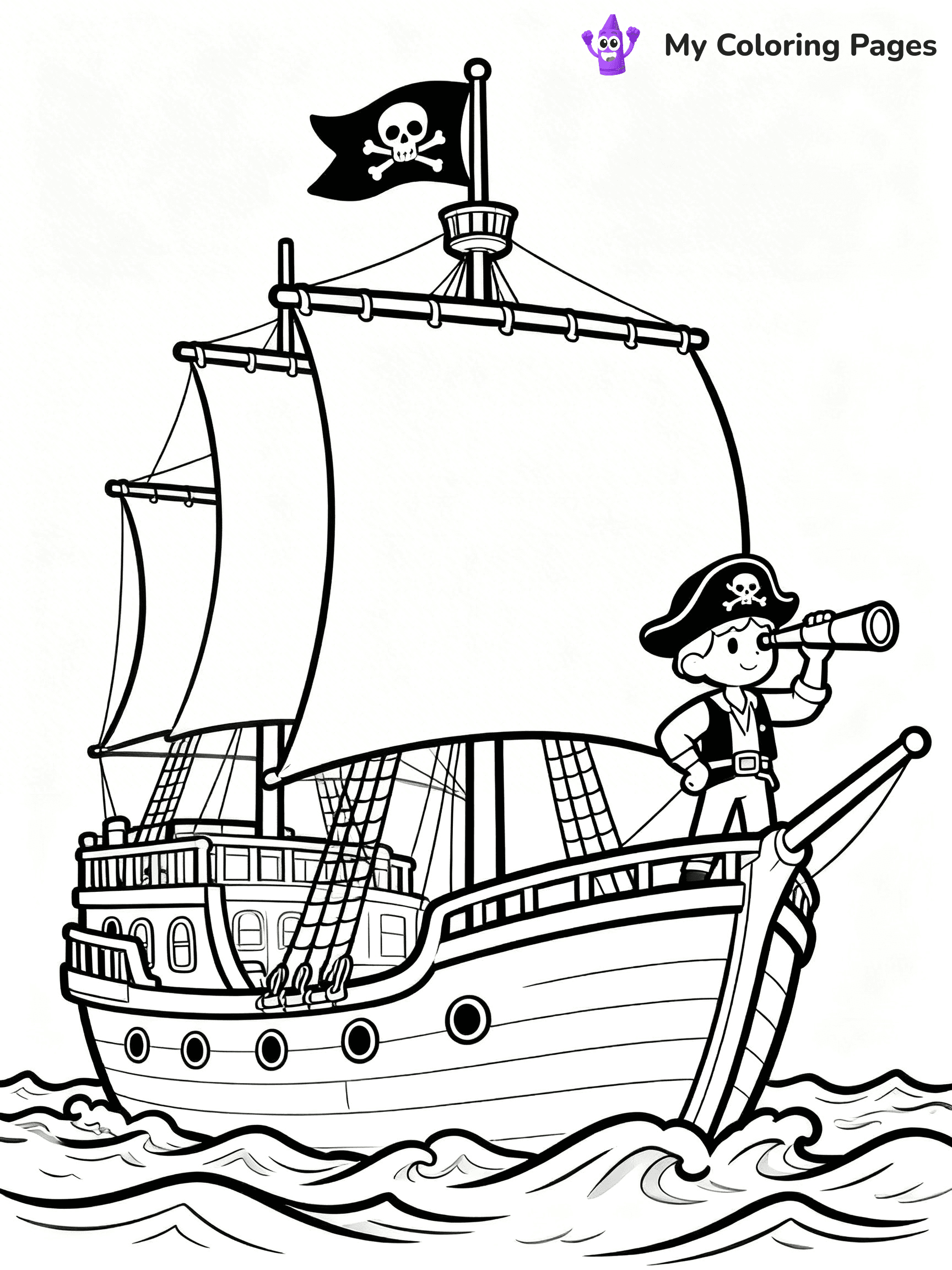 Treasure Map Coloring Pages - 27