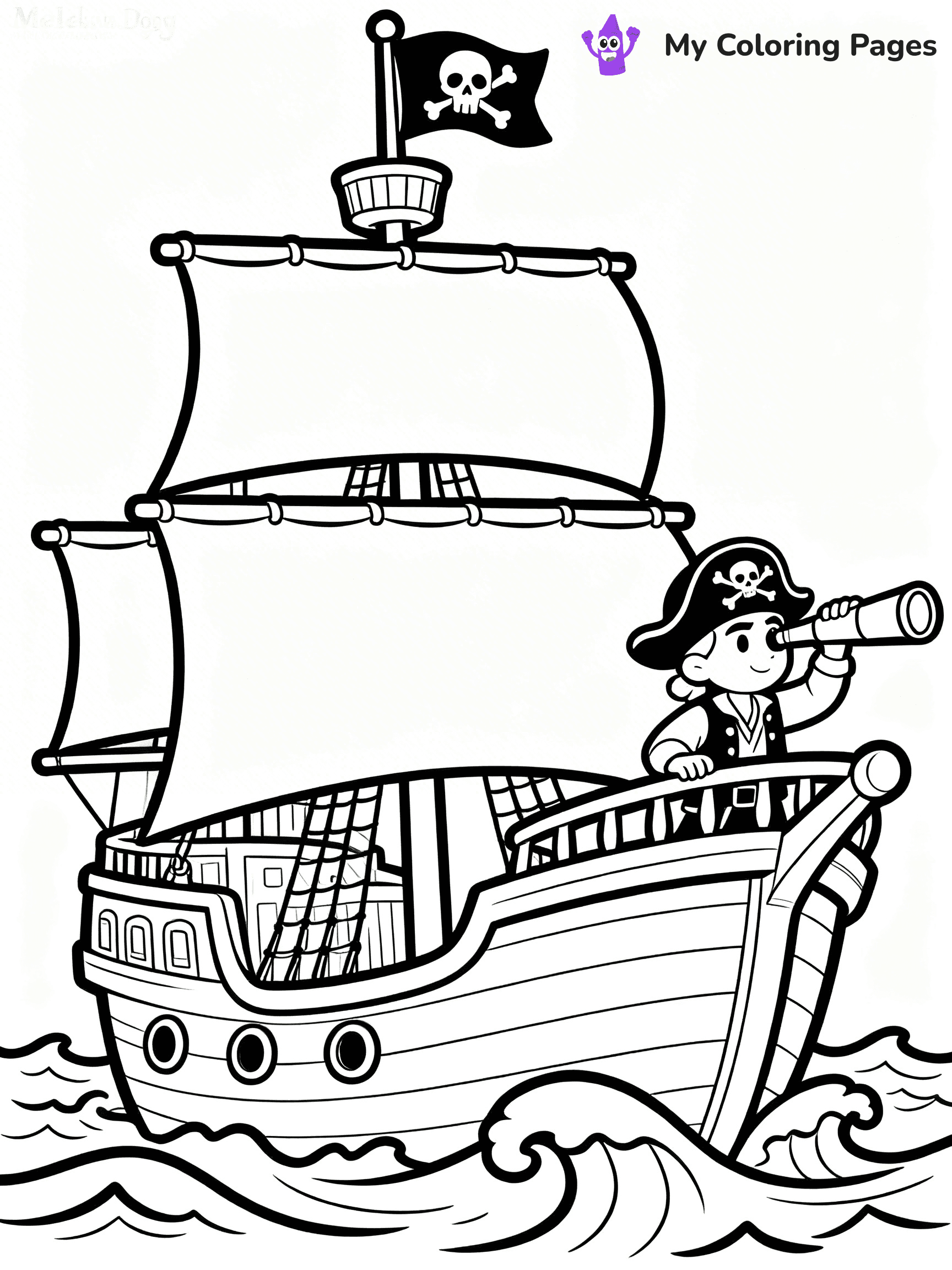 Treasure Map Coloring Pages - 26