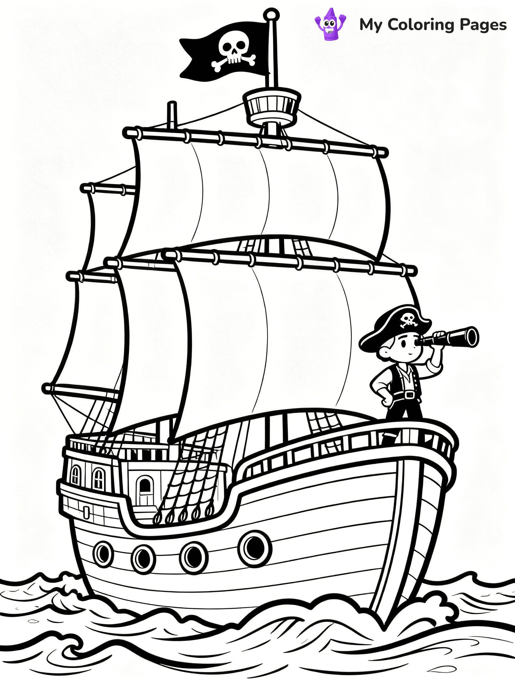 Treasure Map Coloring Pages - 25