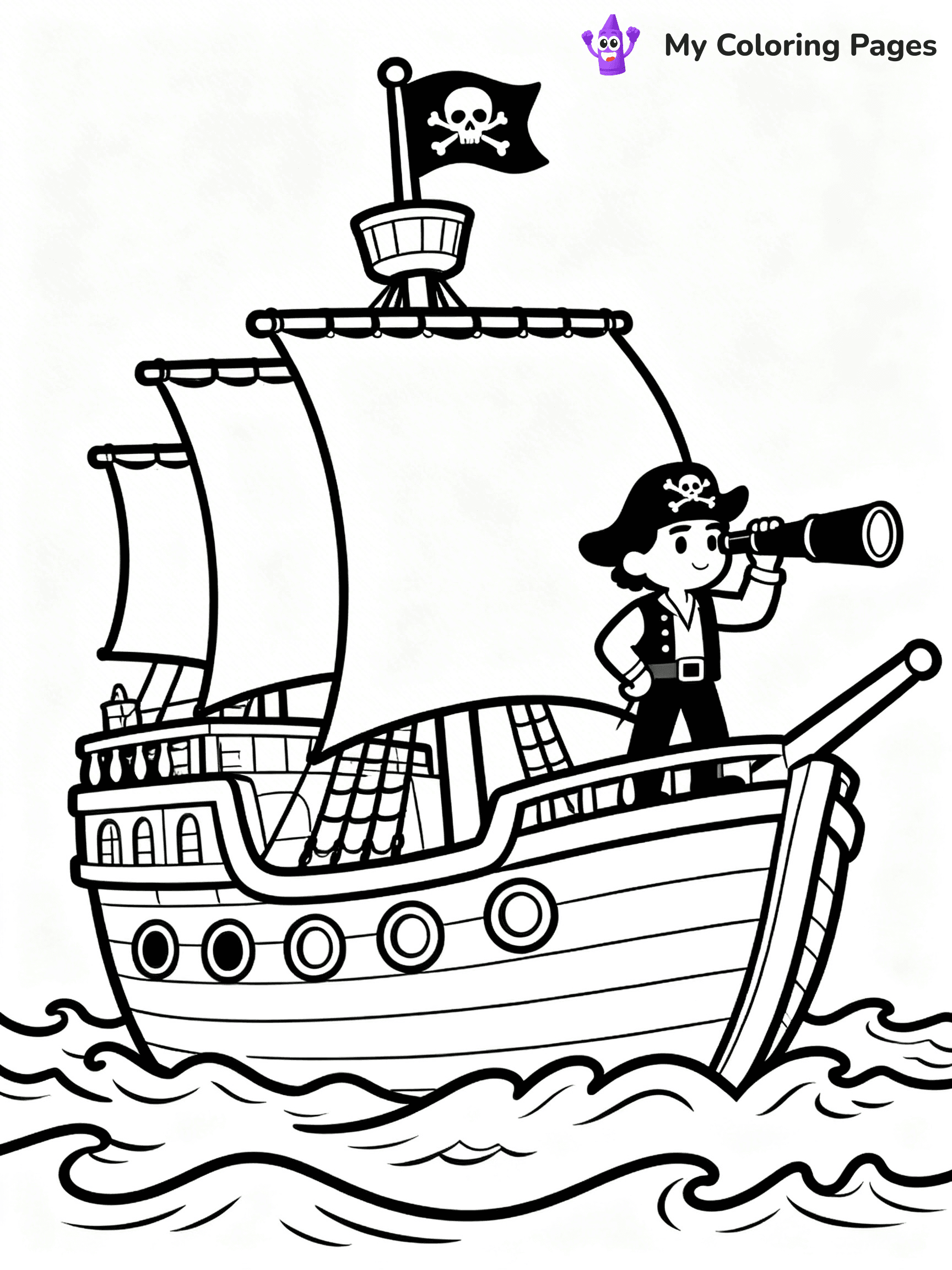 Treasure Map Coloring Pages - 24