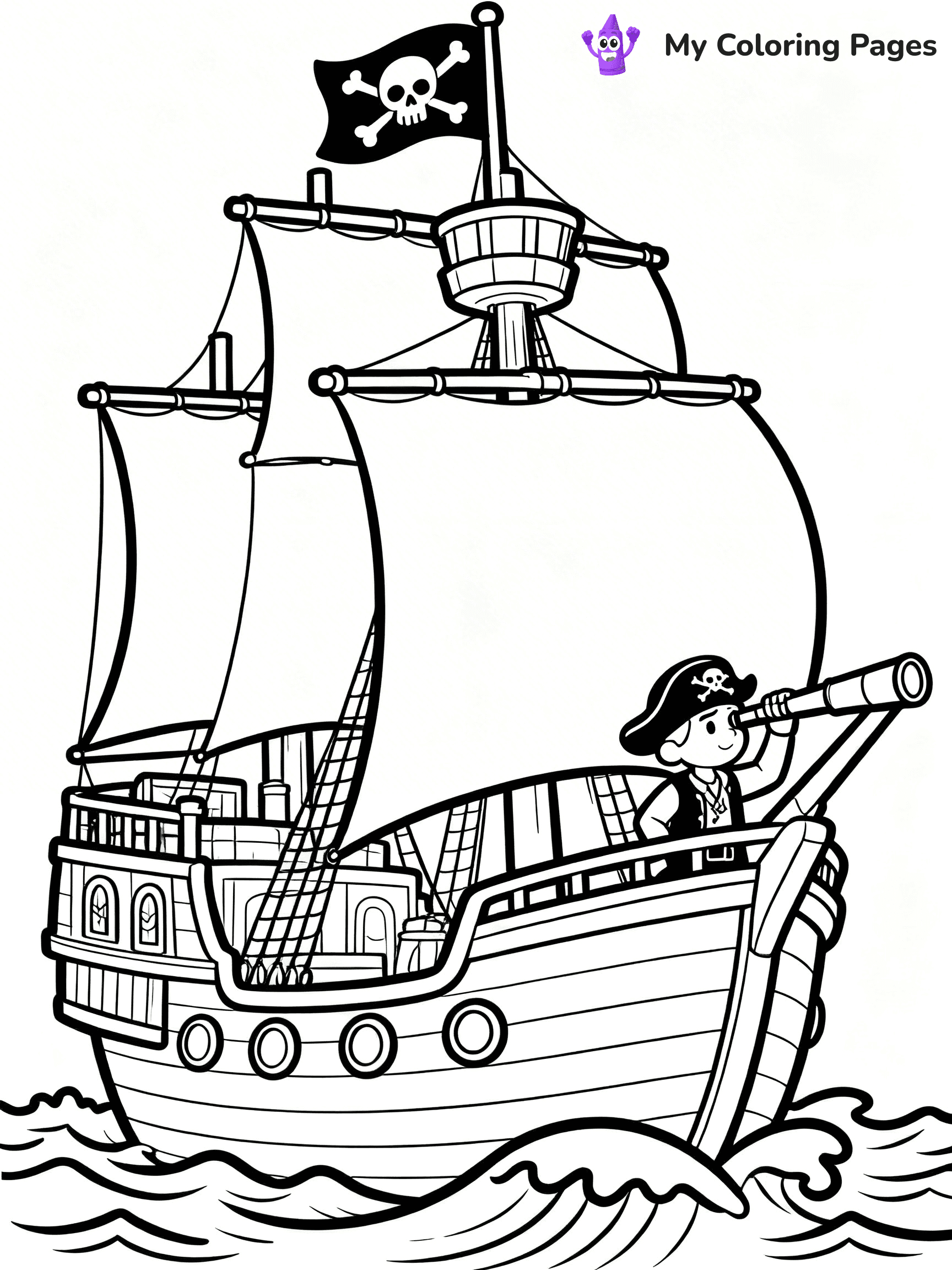 Treasure Map Coloring Pages - 23