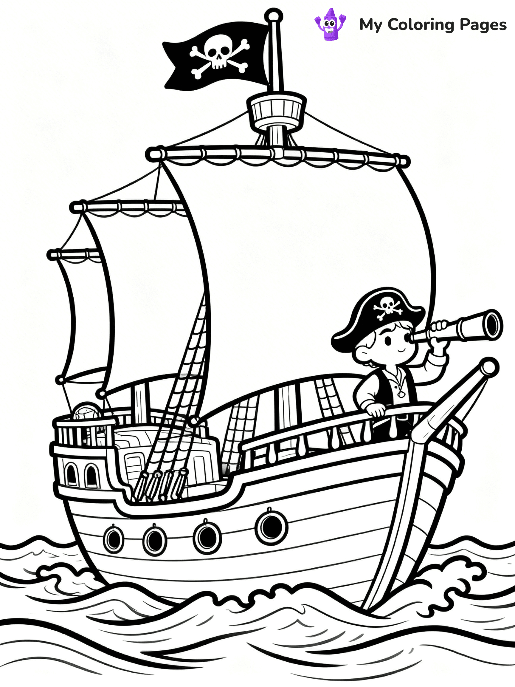 Treasure Map Coloring Pages - 22