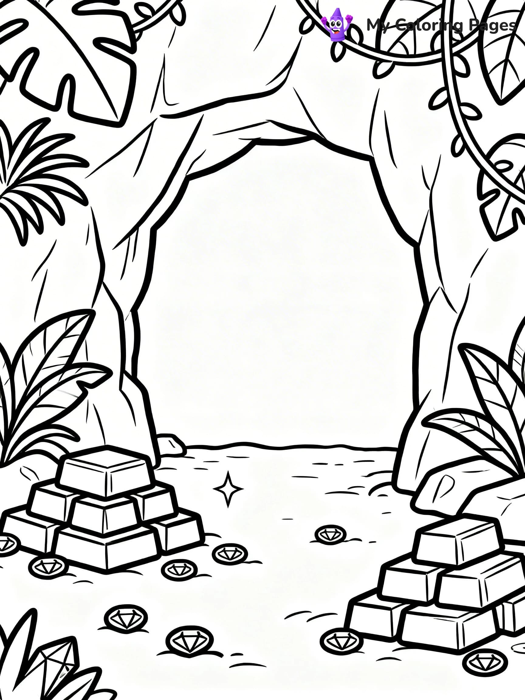 Treasure Map Coloring Pages - 21