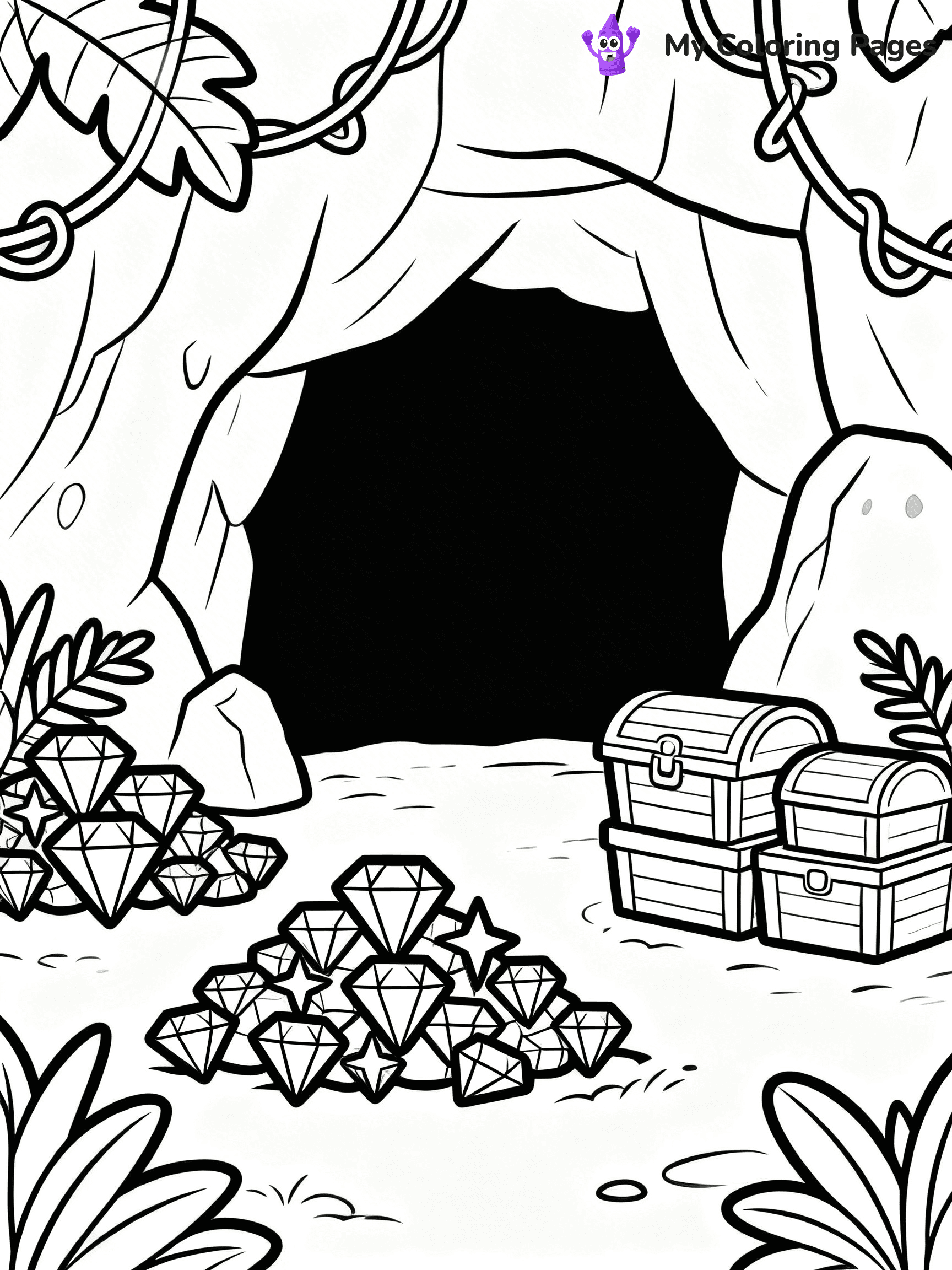 Treasure Map Coloring Pages - 20