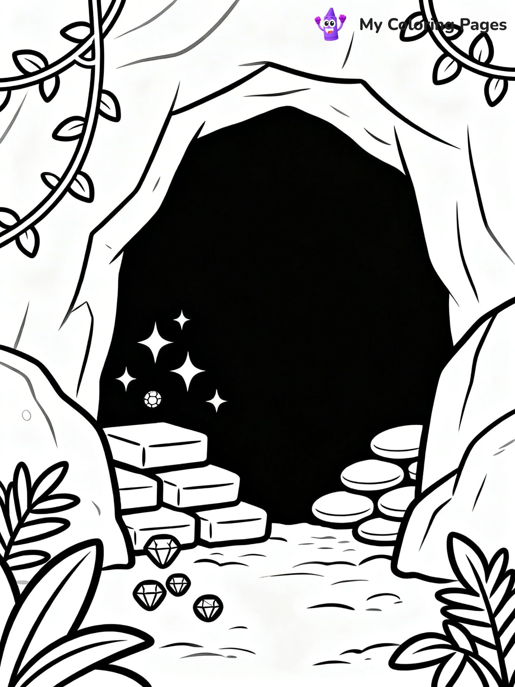 Treasure Map Coloring Pages - 18