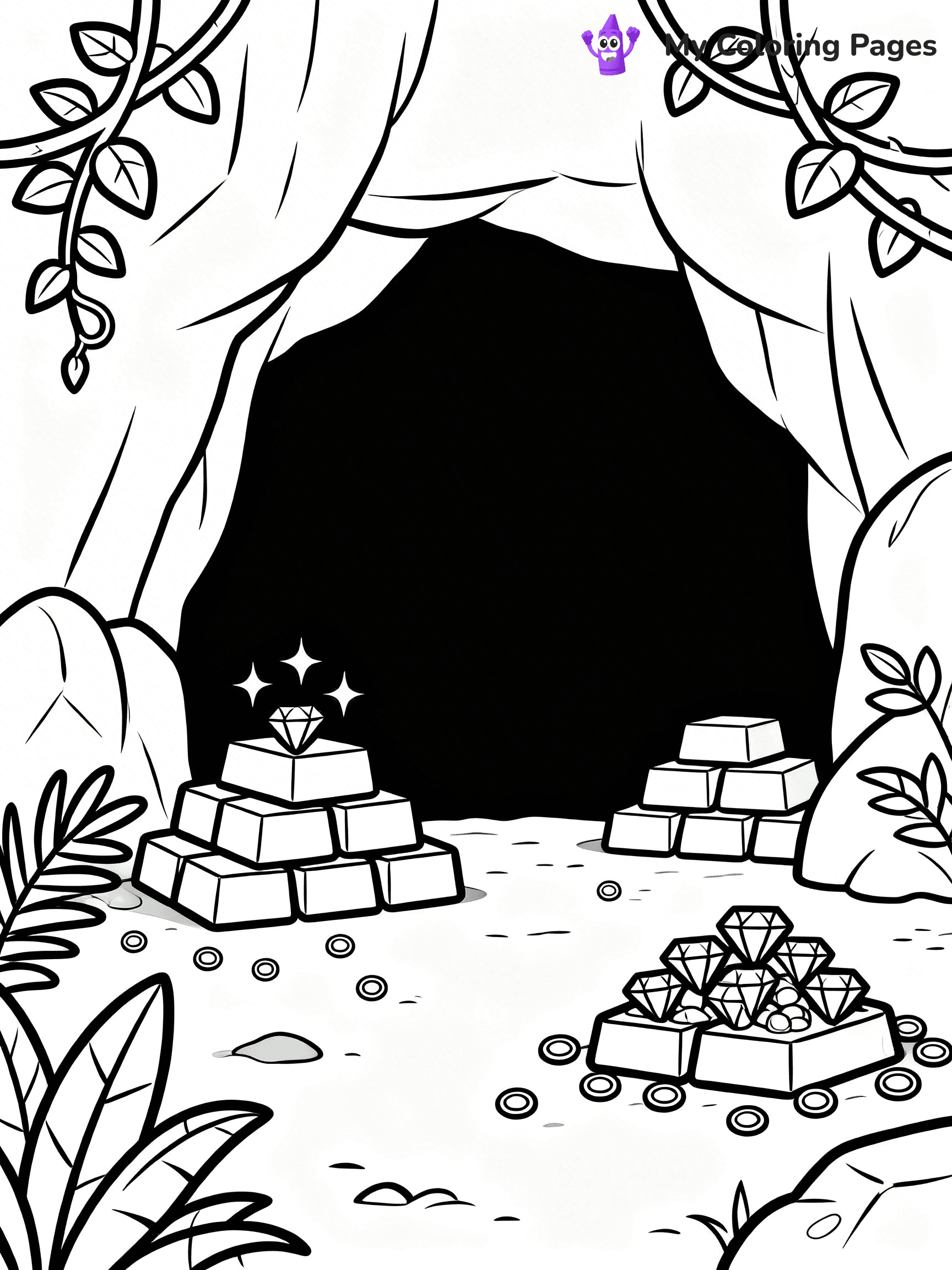 Treasure Map Coloring Pages - 17