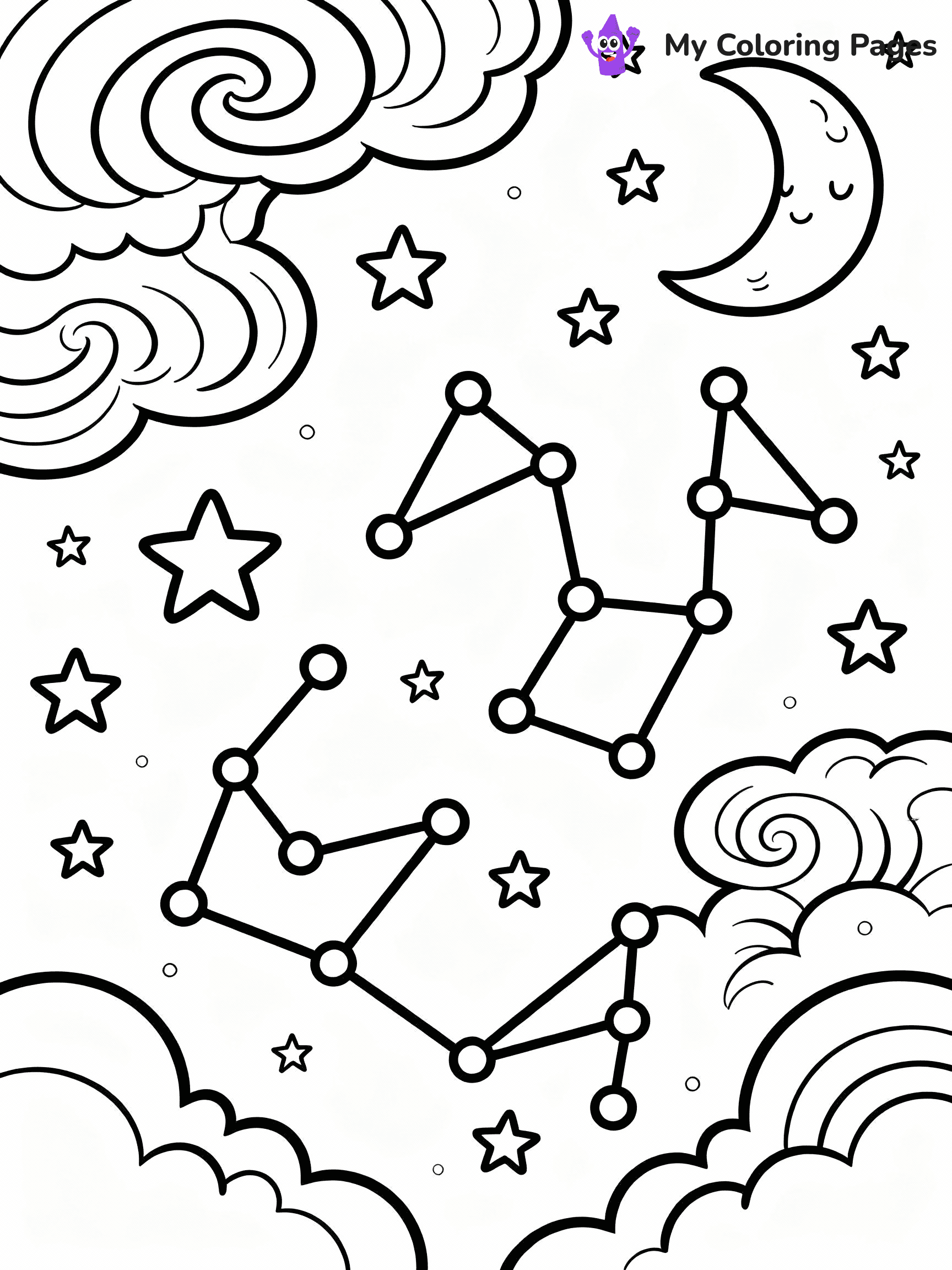 Aesthetic Coloring Pages - 4