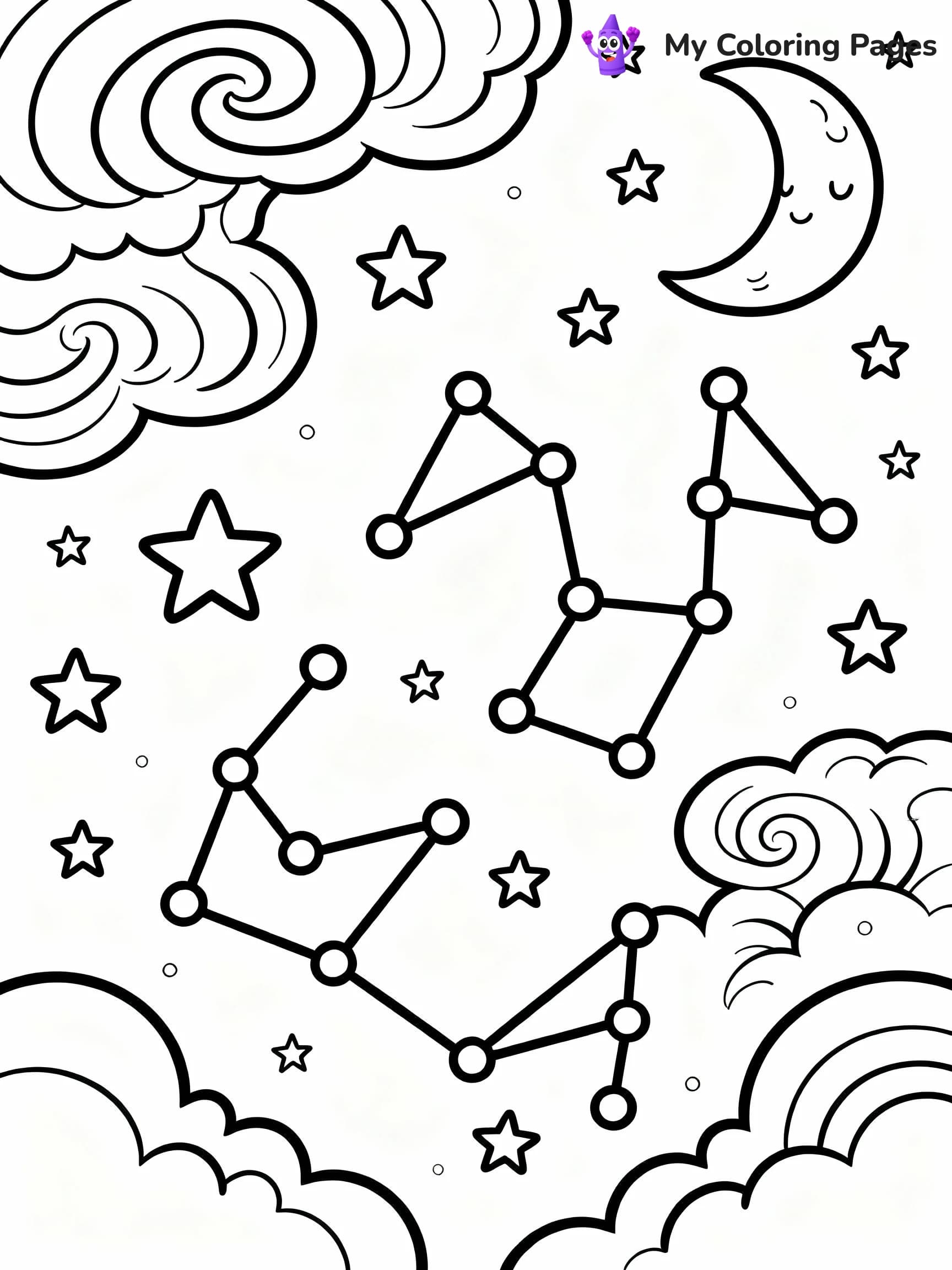 Aesthetic Coloring Pages - 4