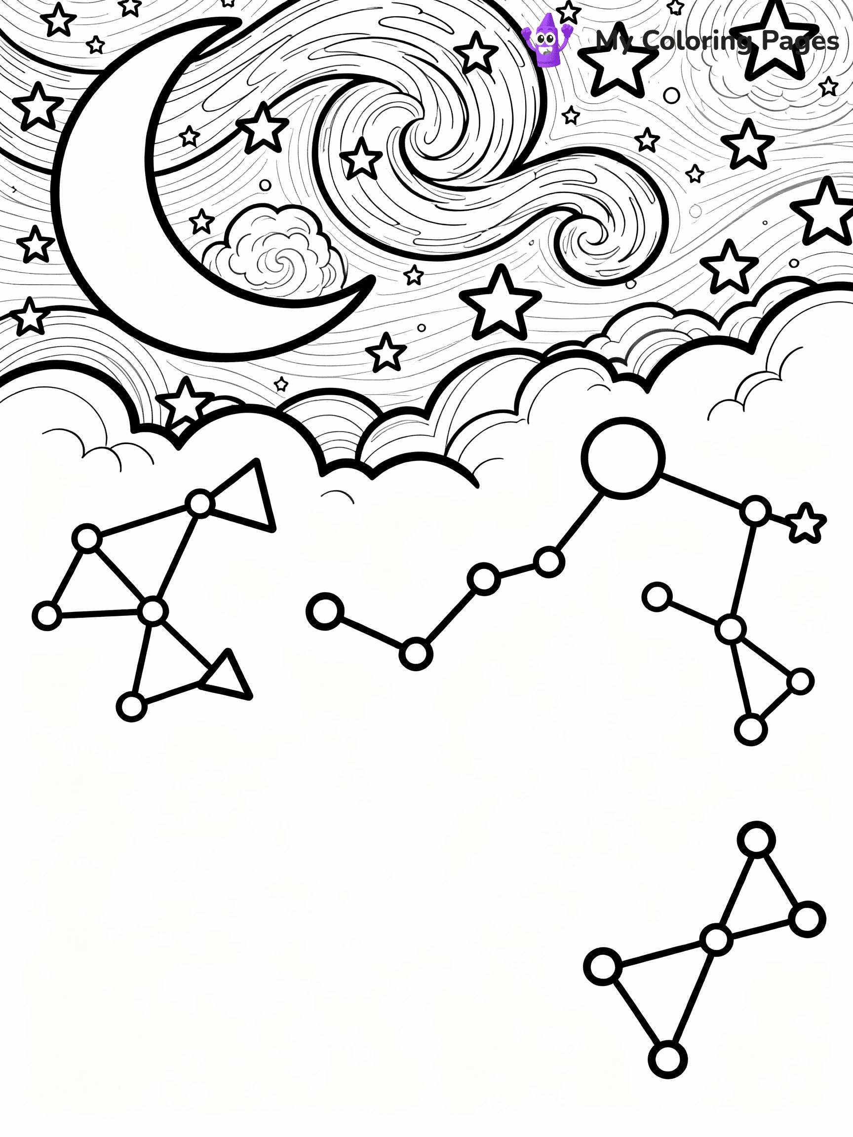 Aesthetic Coloring Pages - 2