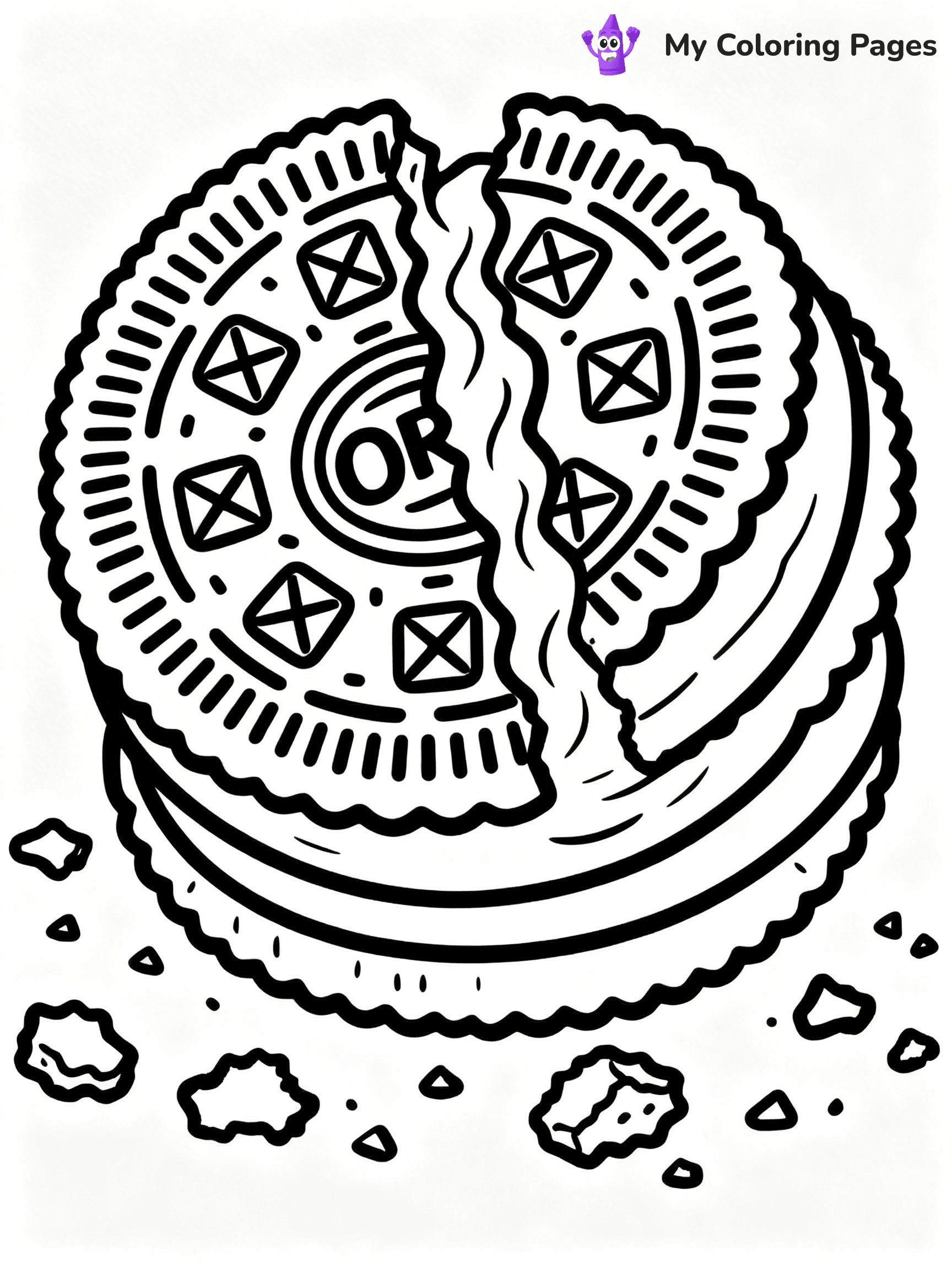 Oreo Coloring Pages - 24