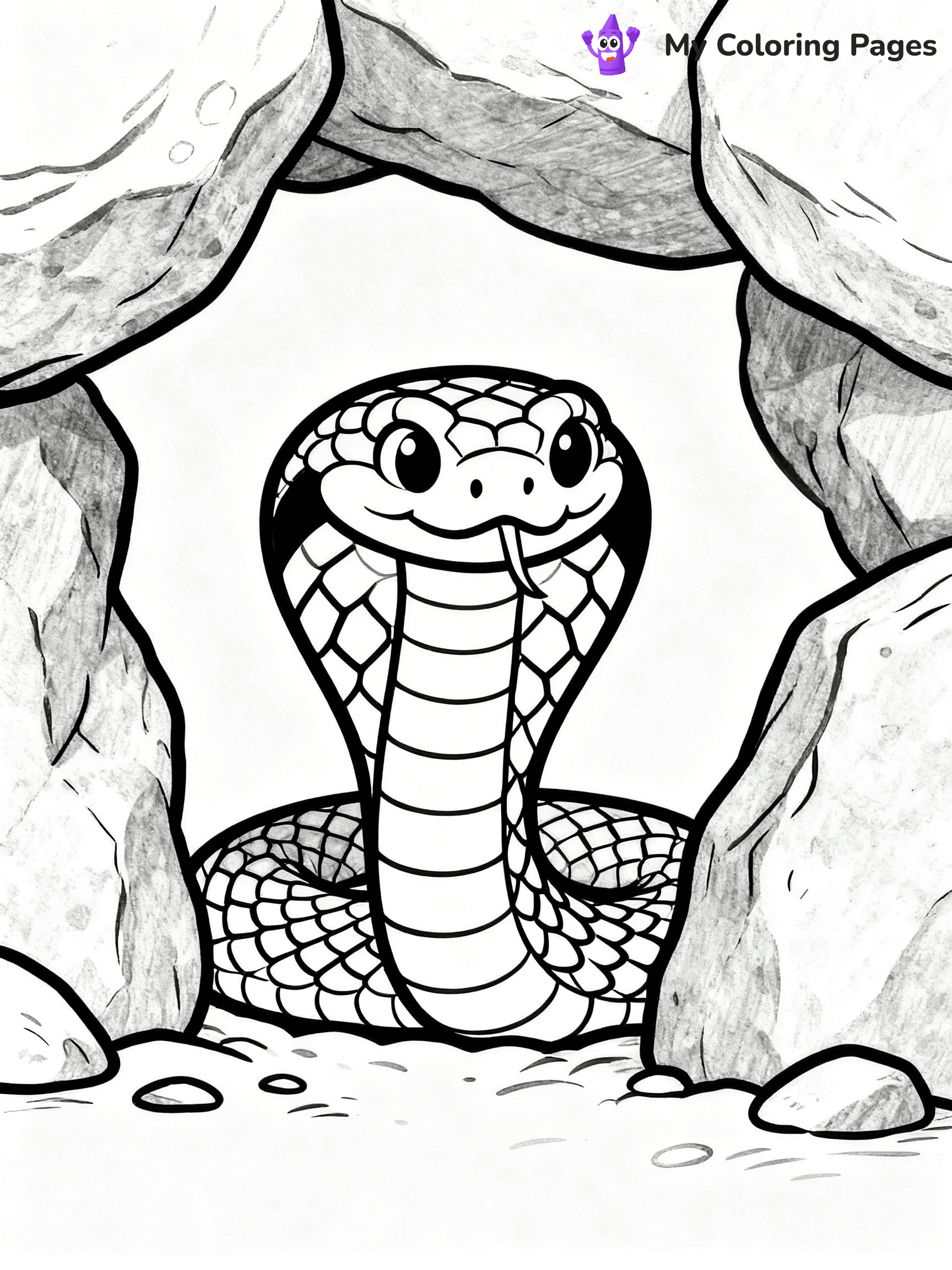King Cobra Coloring Pages - 27