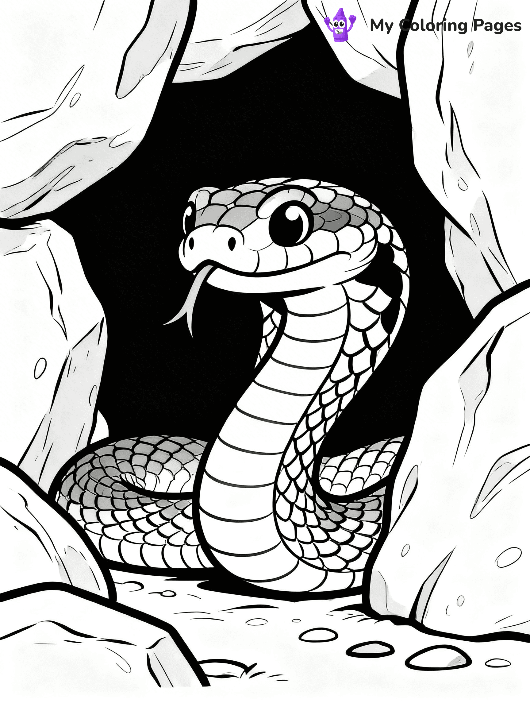 King Cobra Coloring Pages - 26