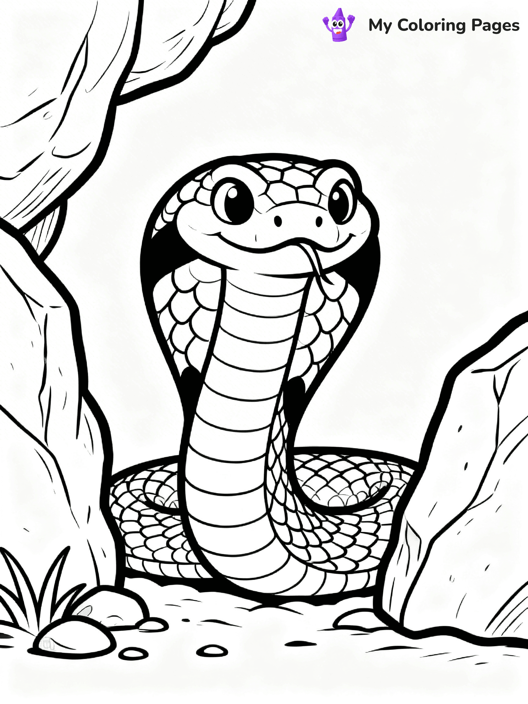 King Cobra Coloring Pages - 25