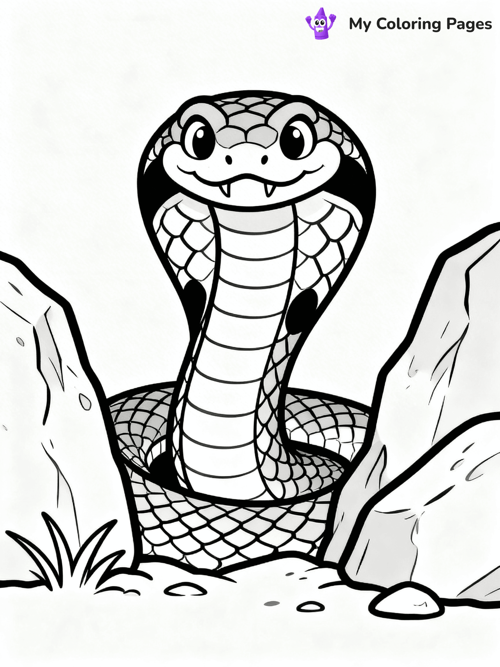 King Cobra Coloring Pages - 24