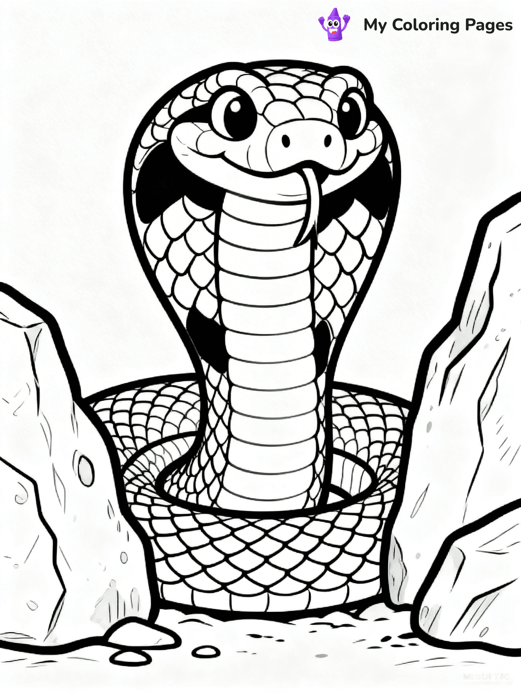 King Cobra Coloring Pages - 23
