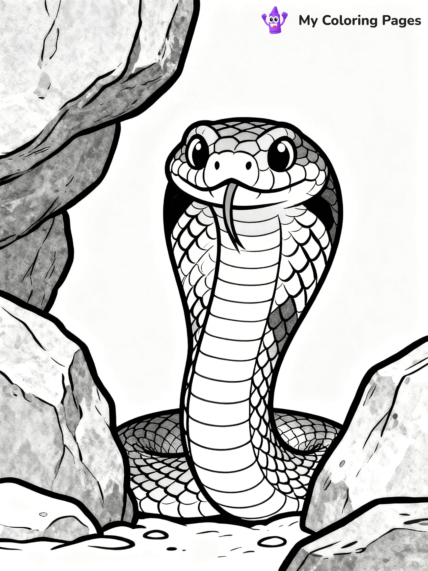 King Cobra Coloring Pages - 22