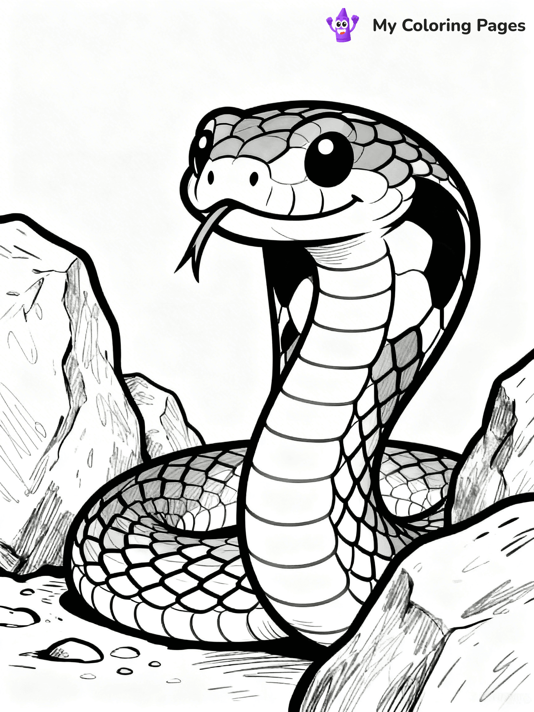 King Cobra Coloring Pages - 21