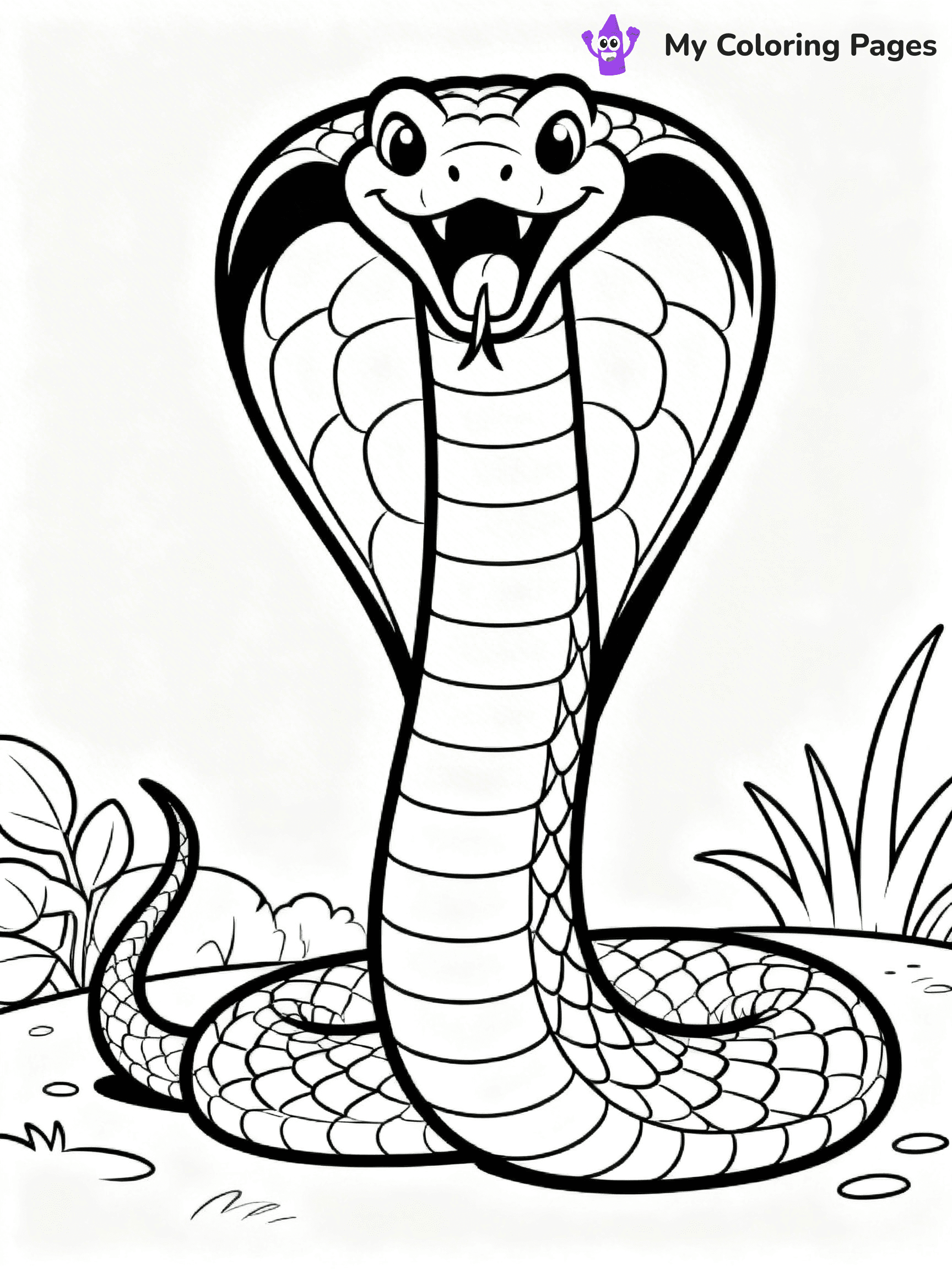 King Cobra Coloring Pages - 20