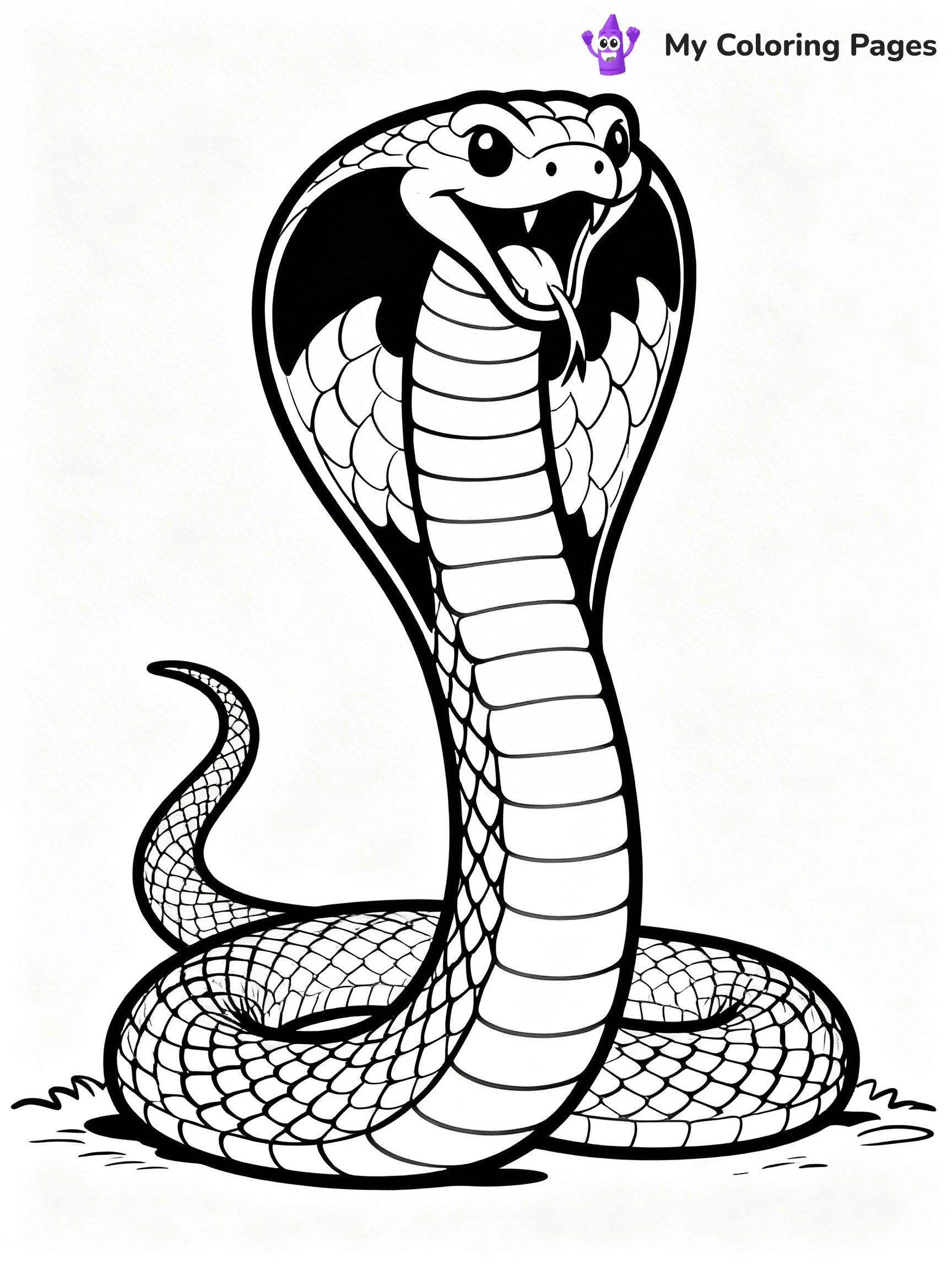 King Cobra Coloring Pages - 18