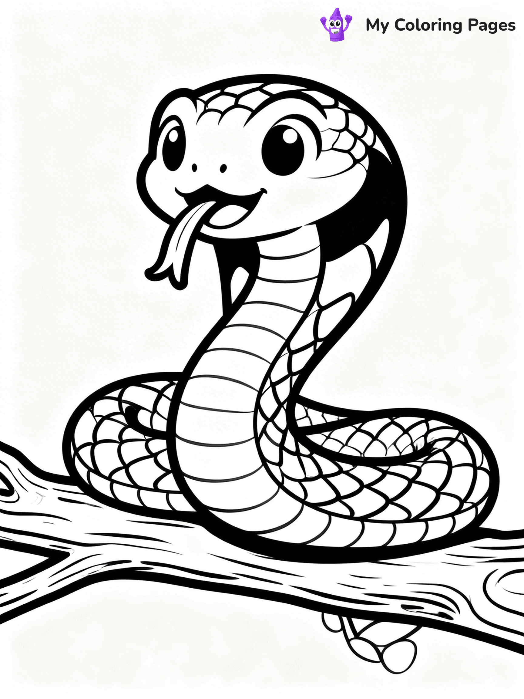 King Cobra Coloring Pages - 7