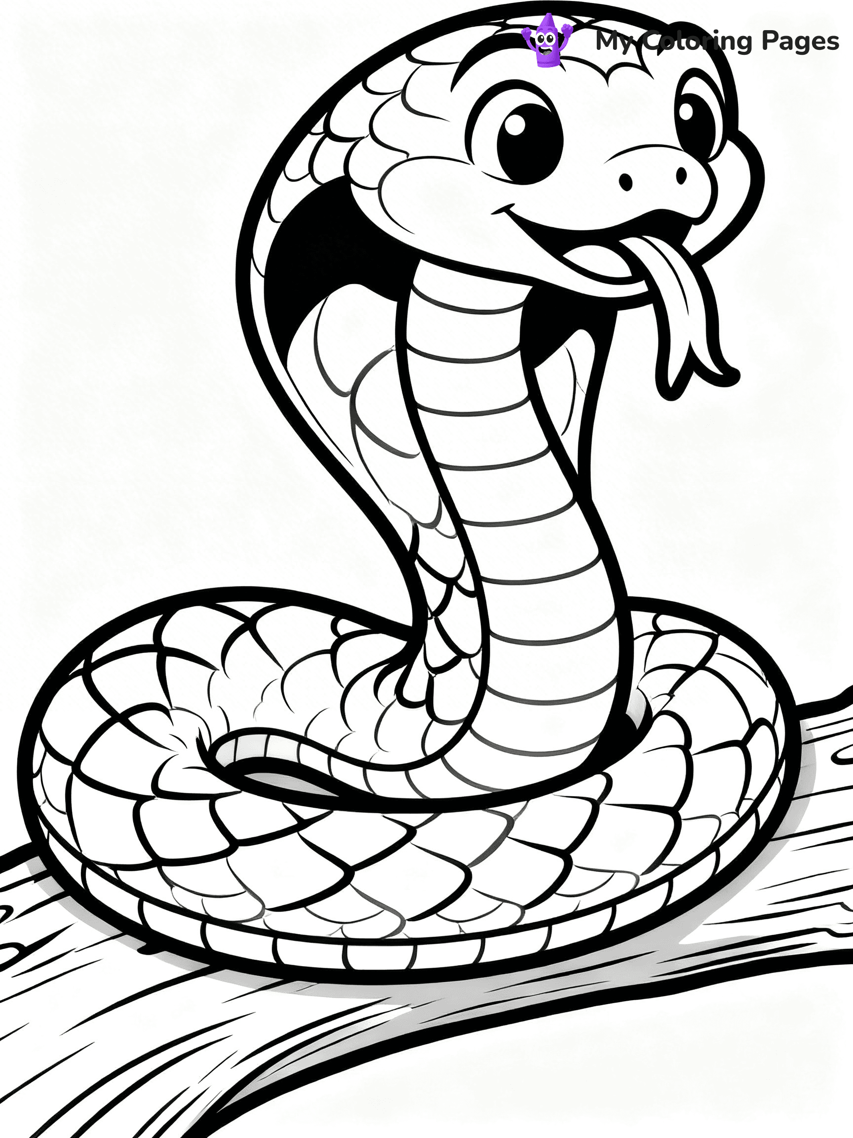 King Cobra Coloring Pages - 6