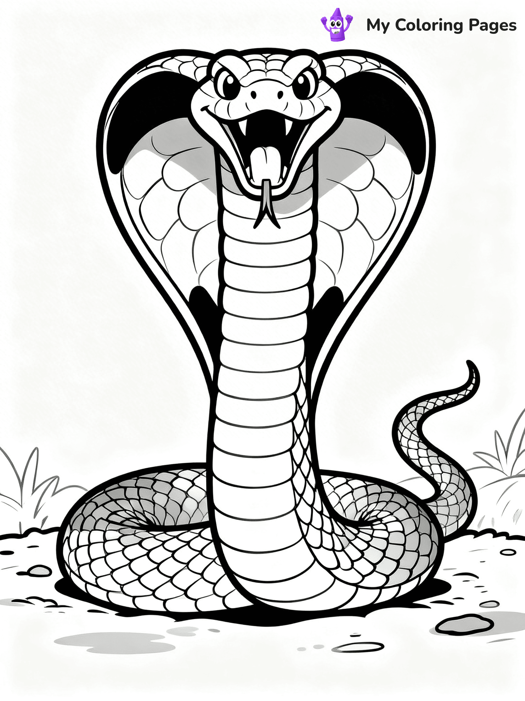 King Cobra Coloring Pages - 2