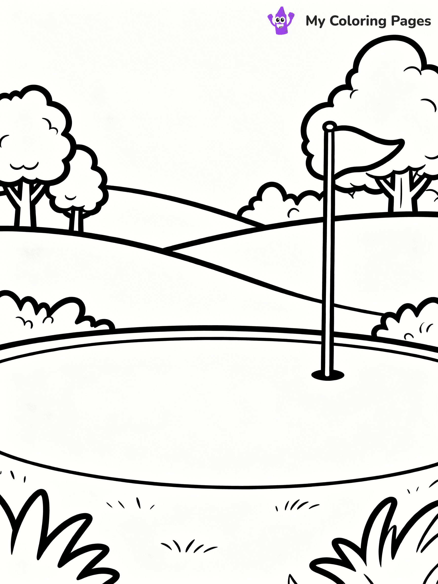 Golf Coloring Pages - 81