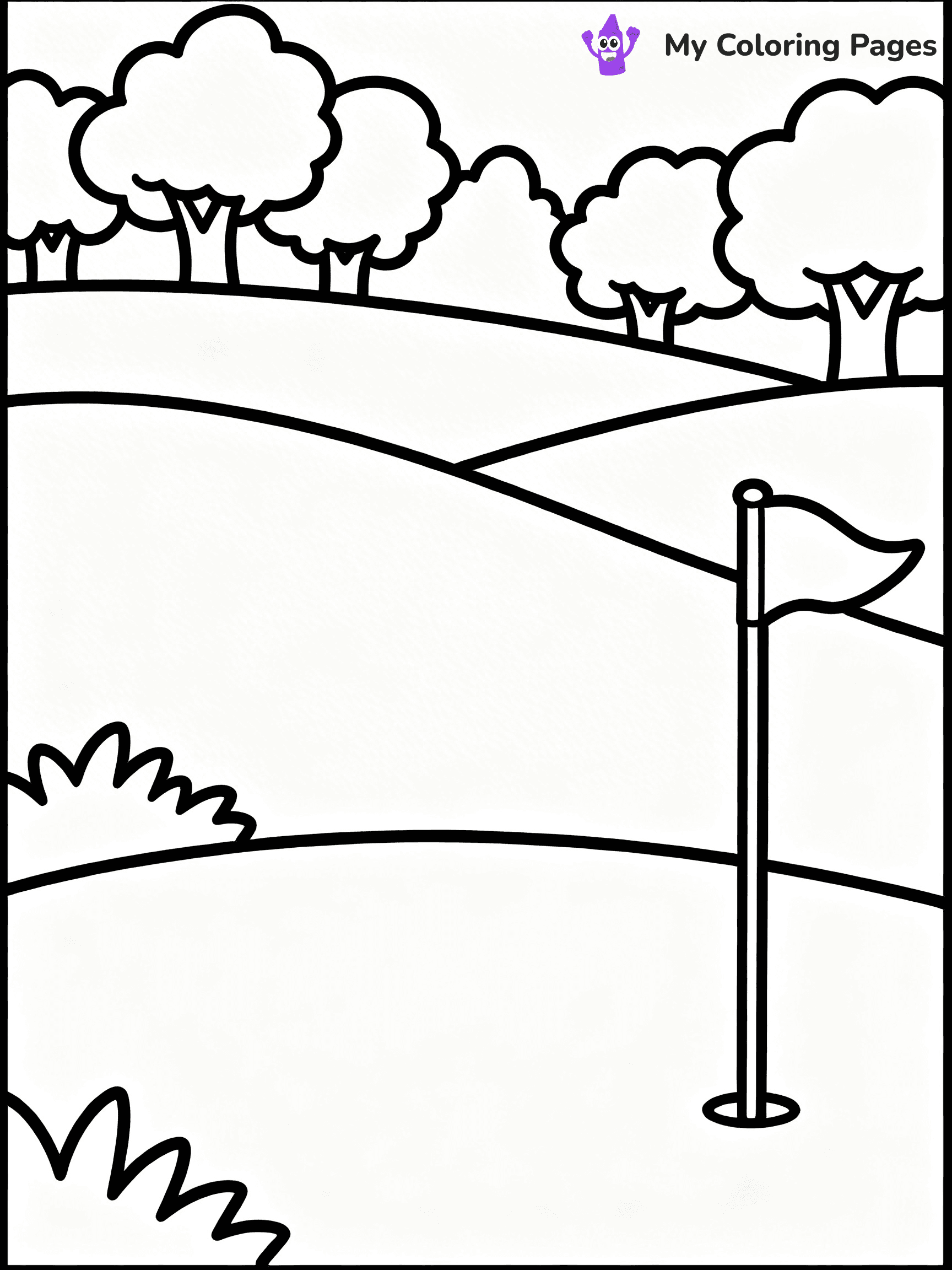 Golf Coloring Pages - 80