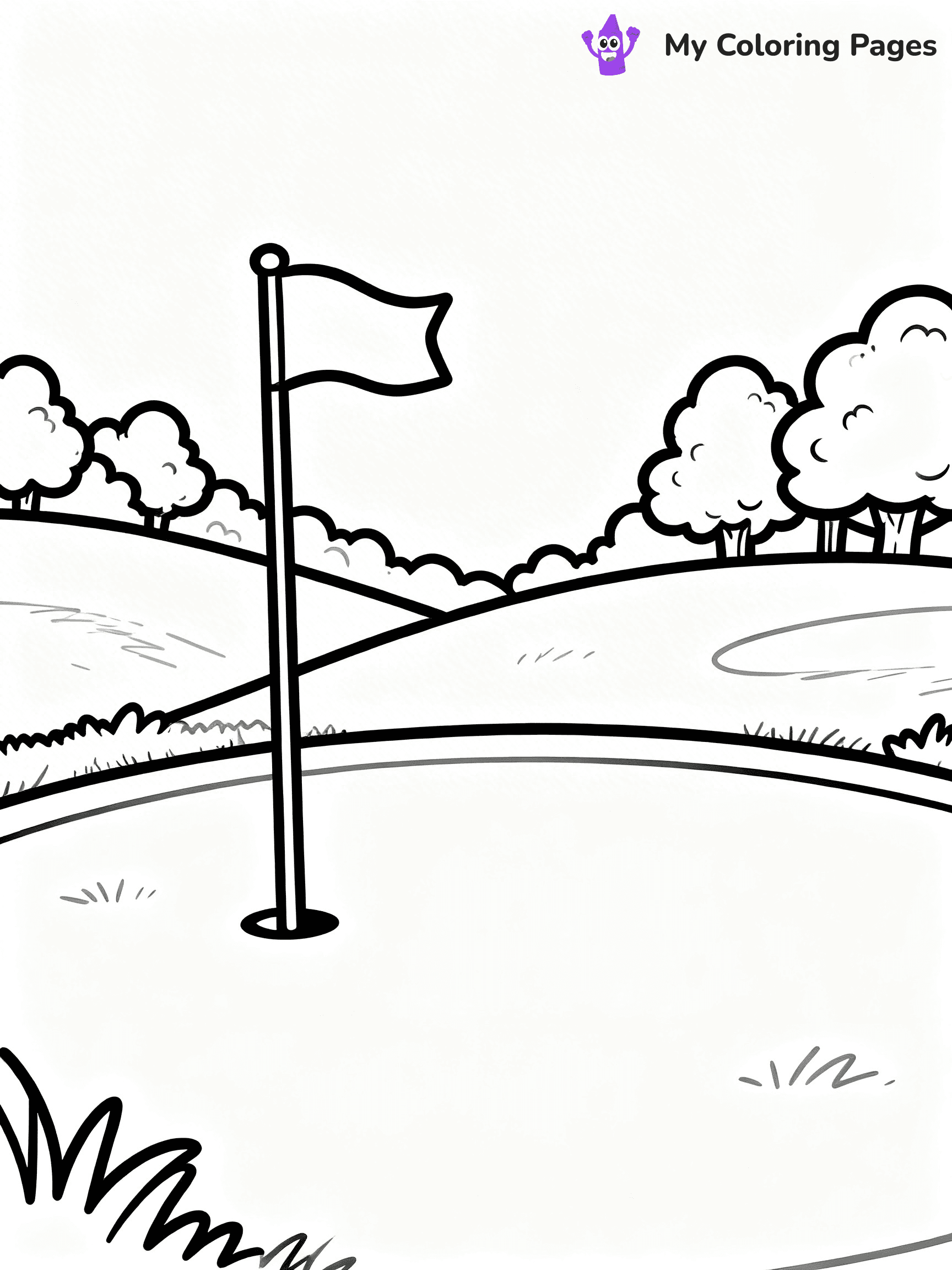 Golf Coloring Pages - 79
