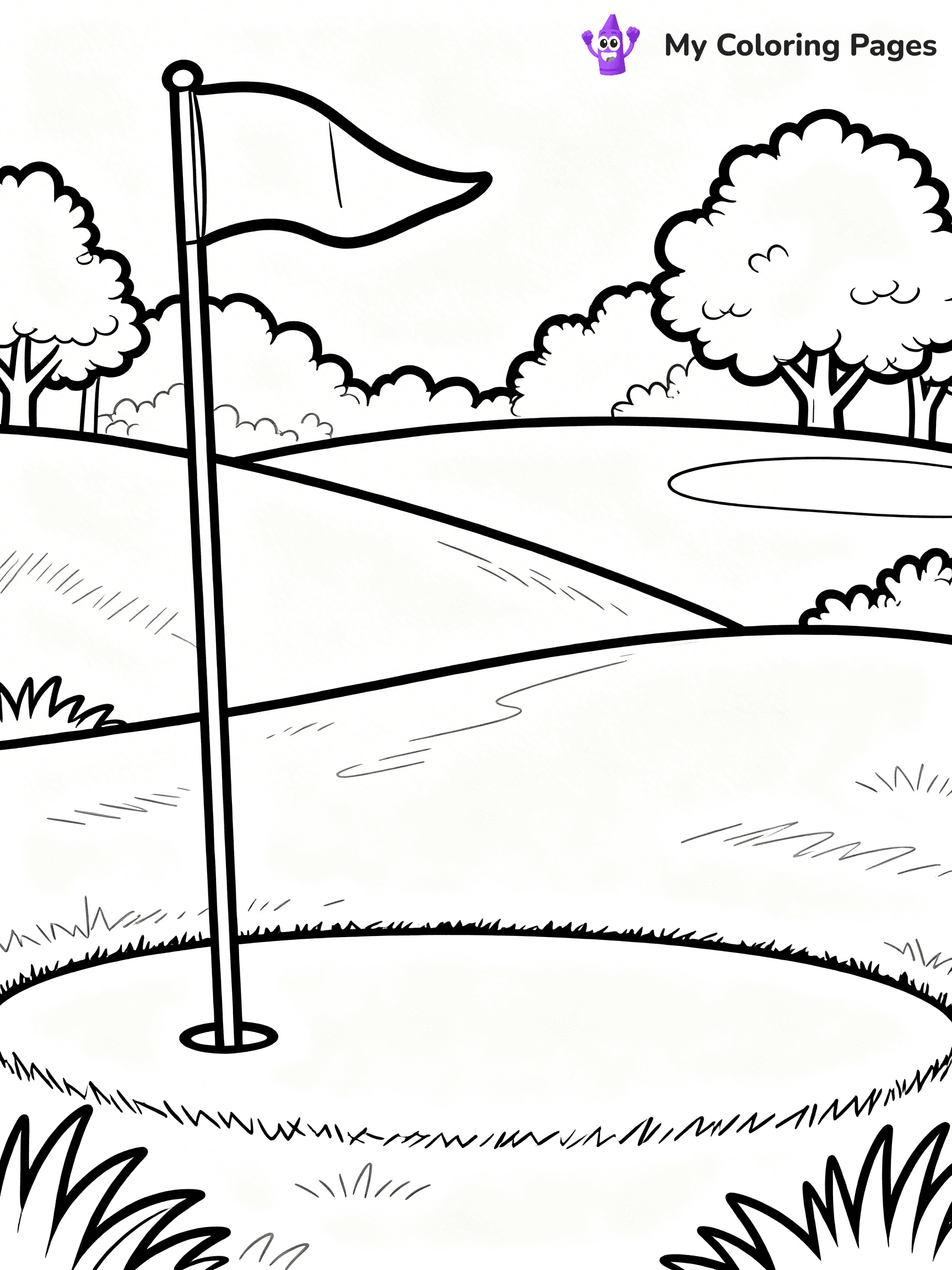 Golf Coloring Pages - 78