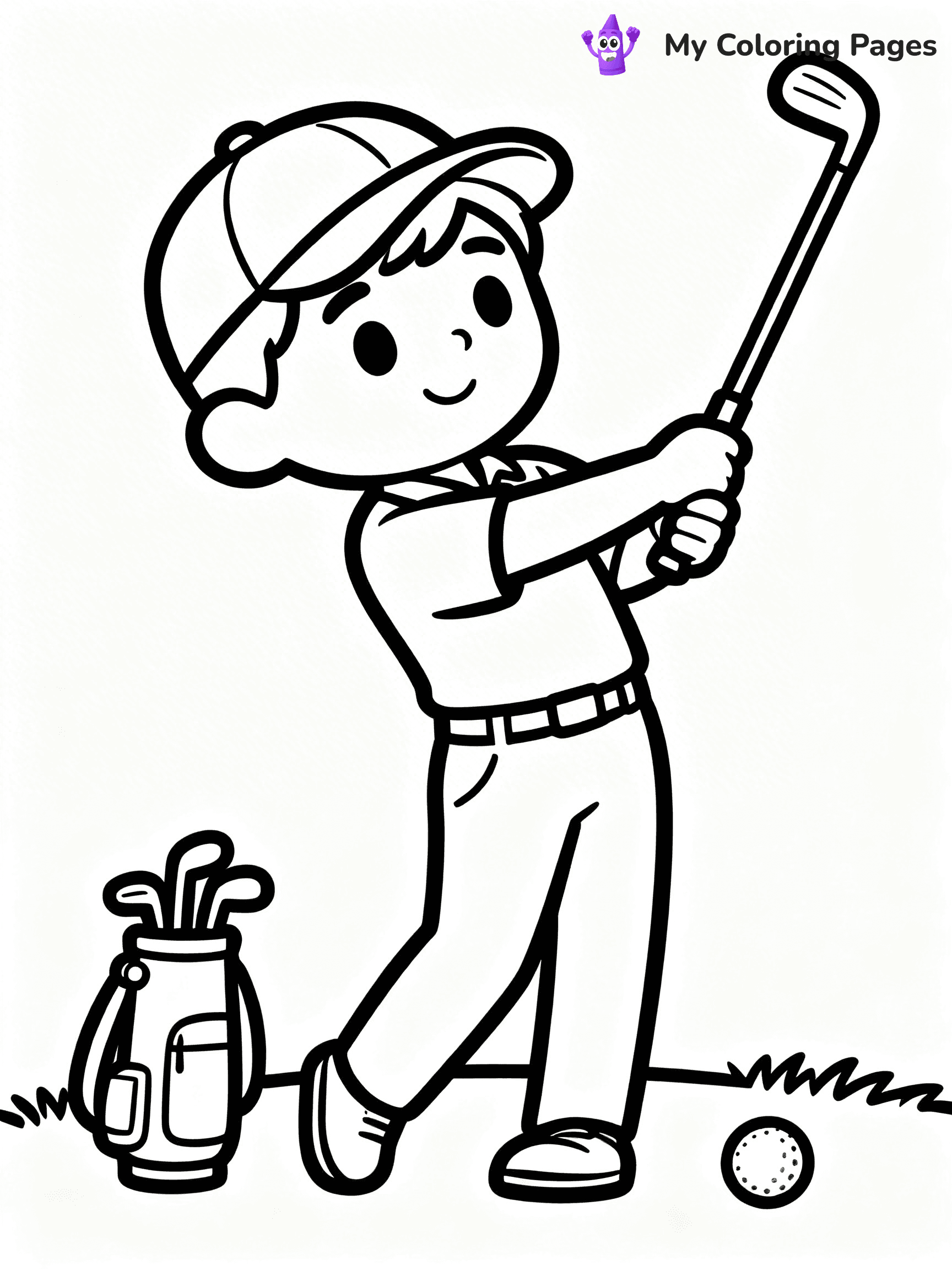 Golf Coloring Pages - 75