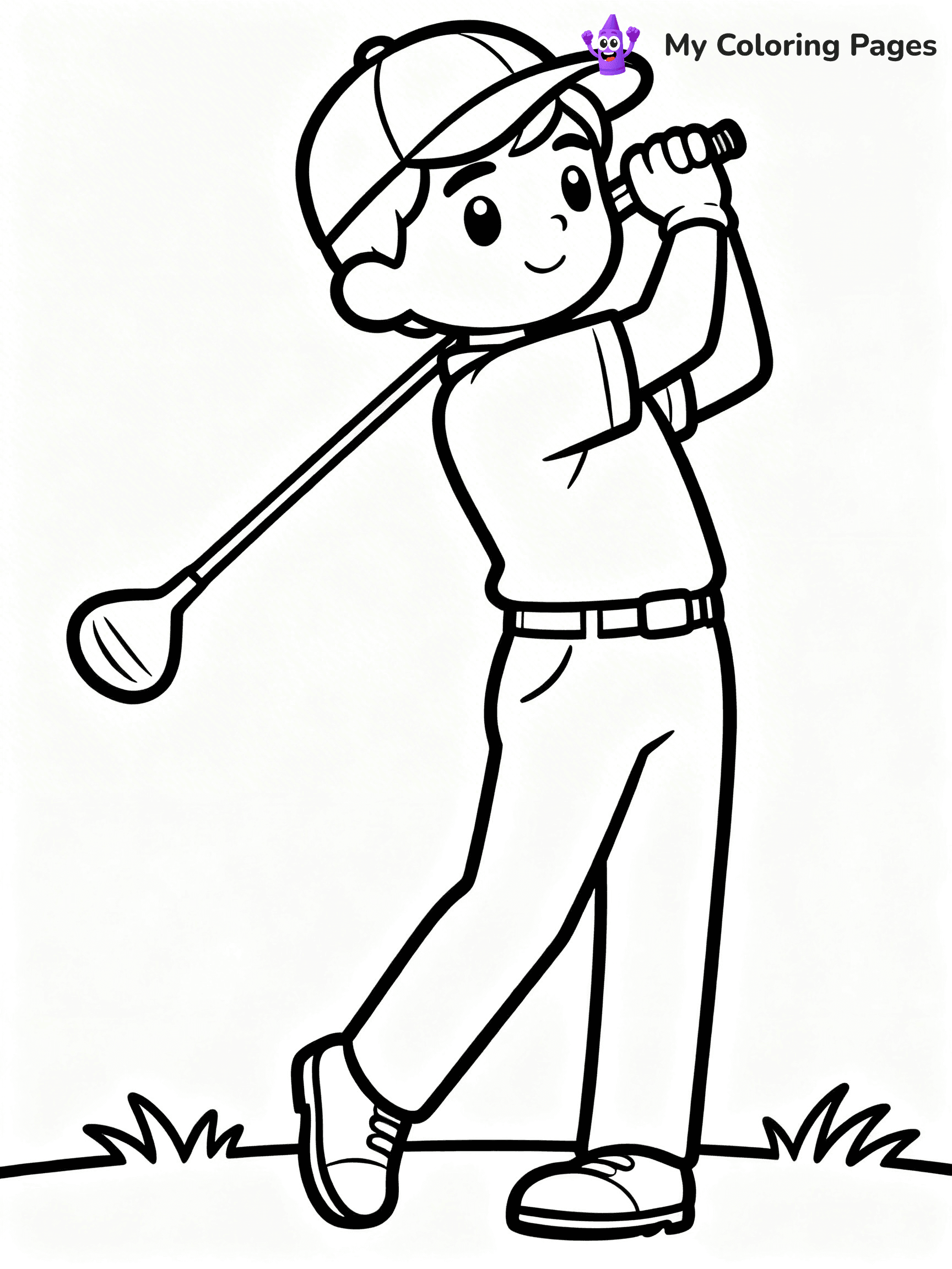 Golf Coloring Pages - 72
