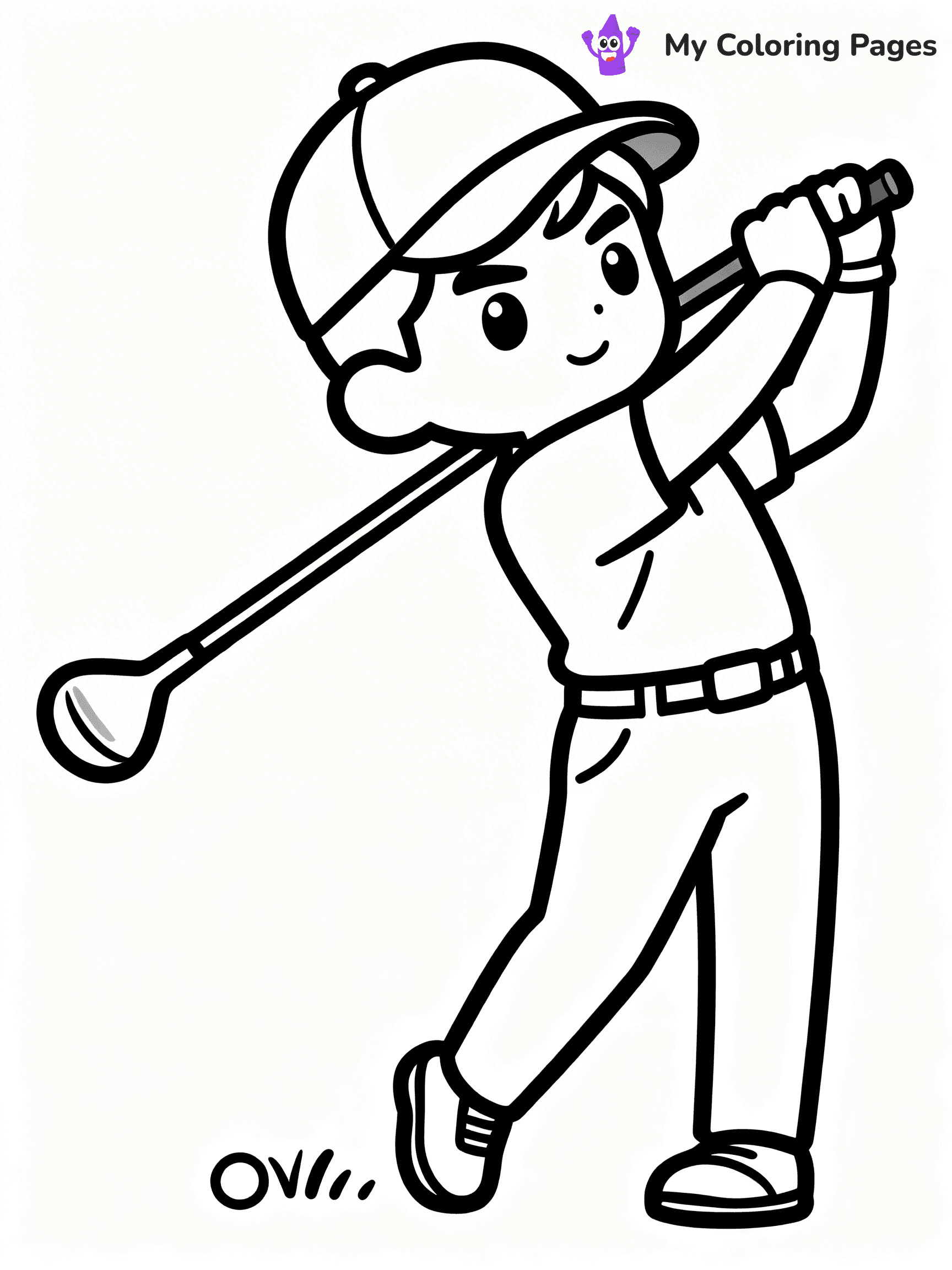 Golf Coloring Pages - 71