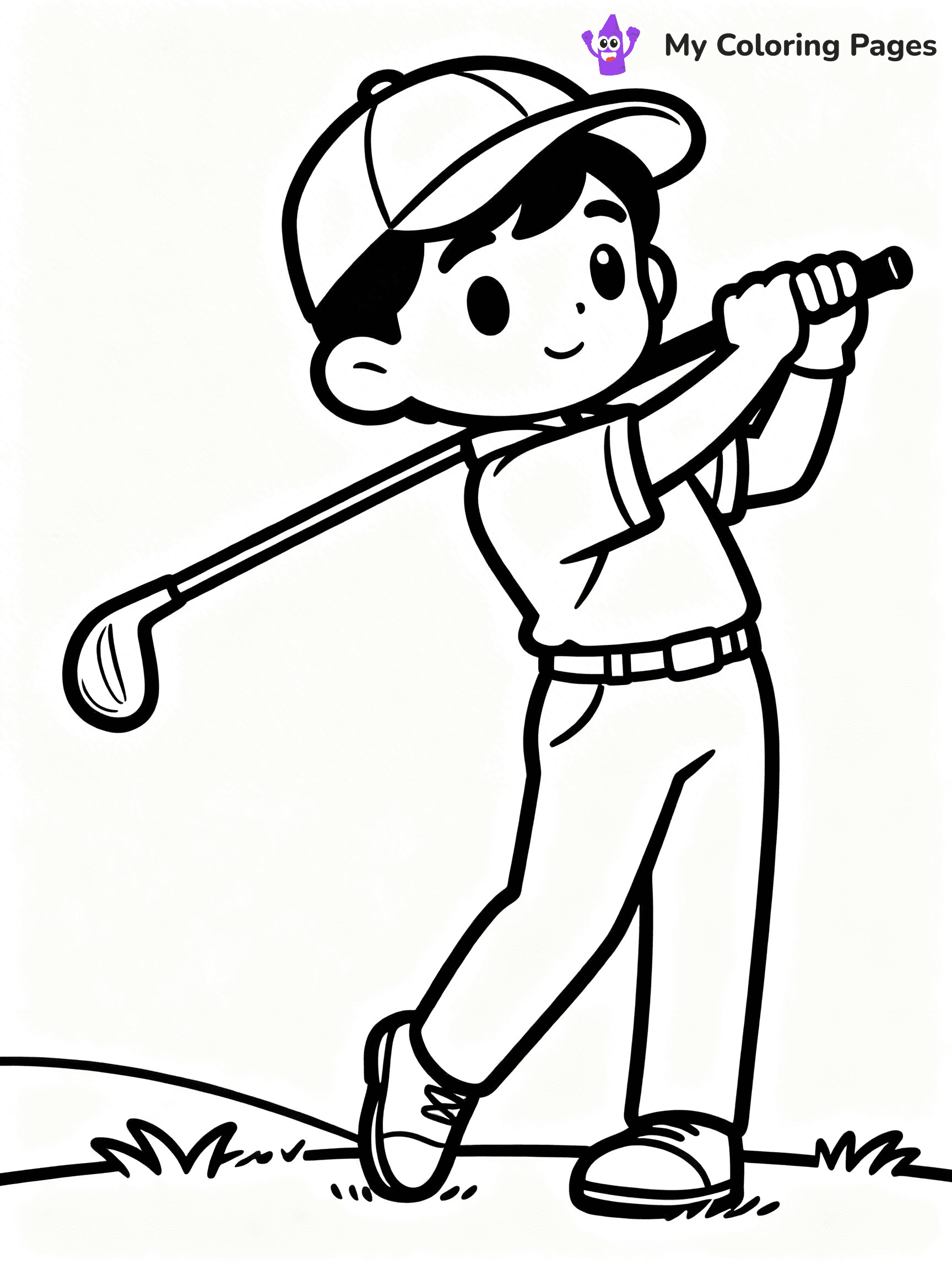 Golf Coloring Pages - 69