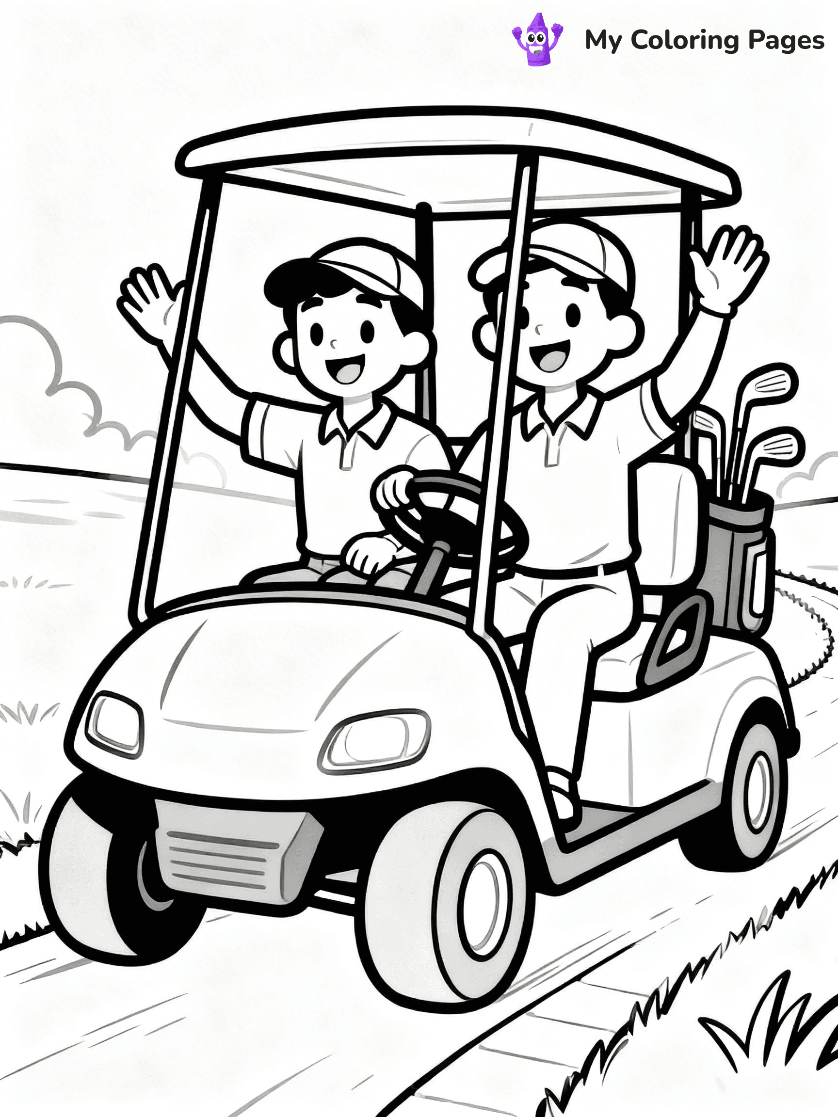 Golf Coloring Pages - 67
