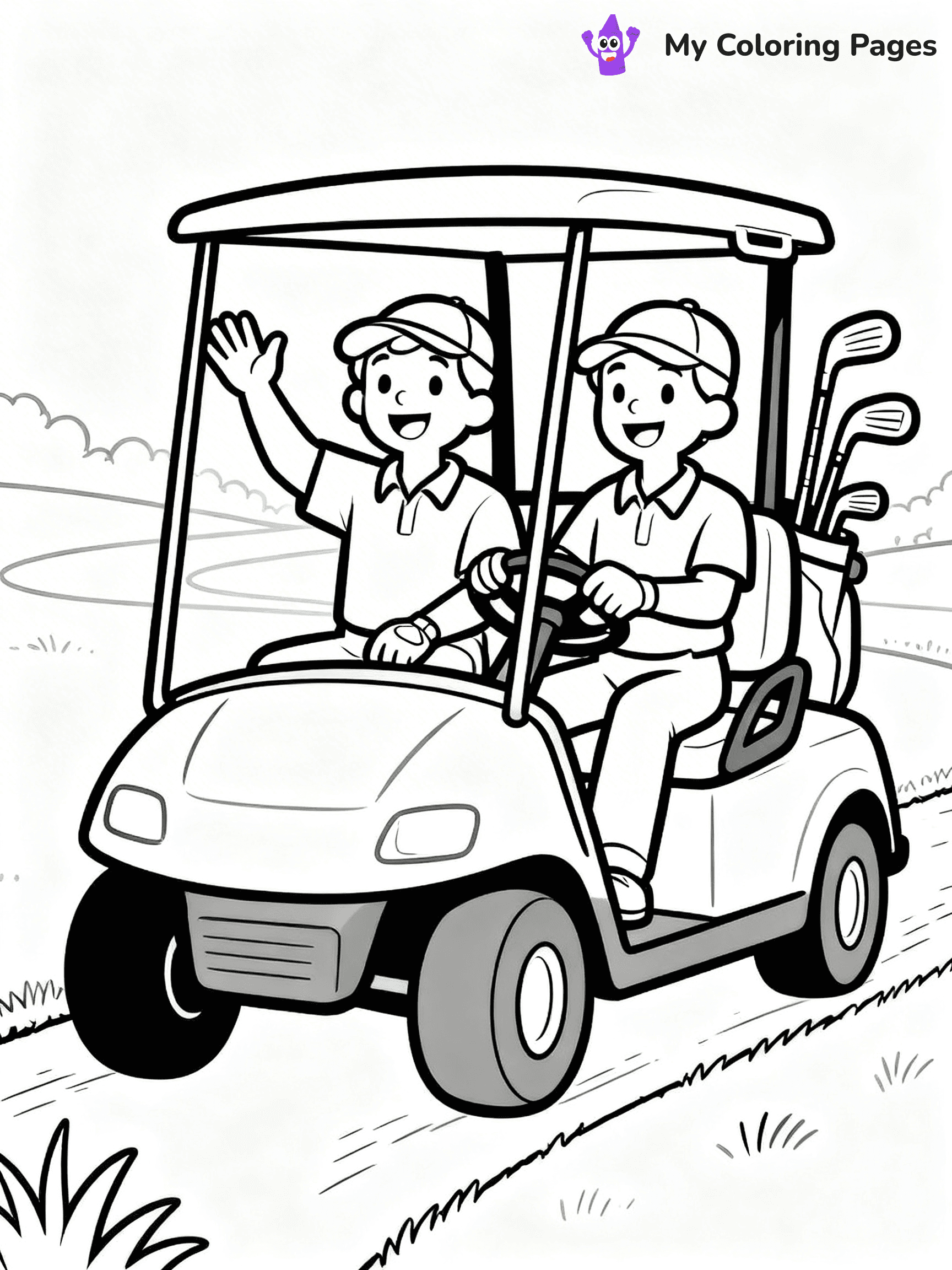 Golf Coloring Pages - 66