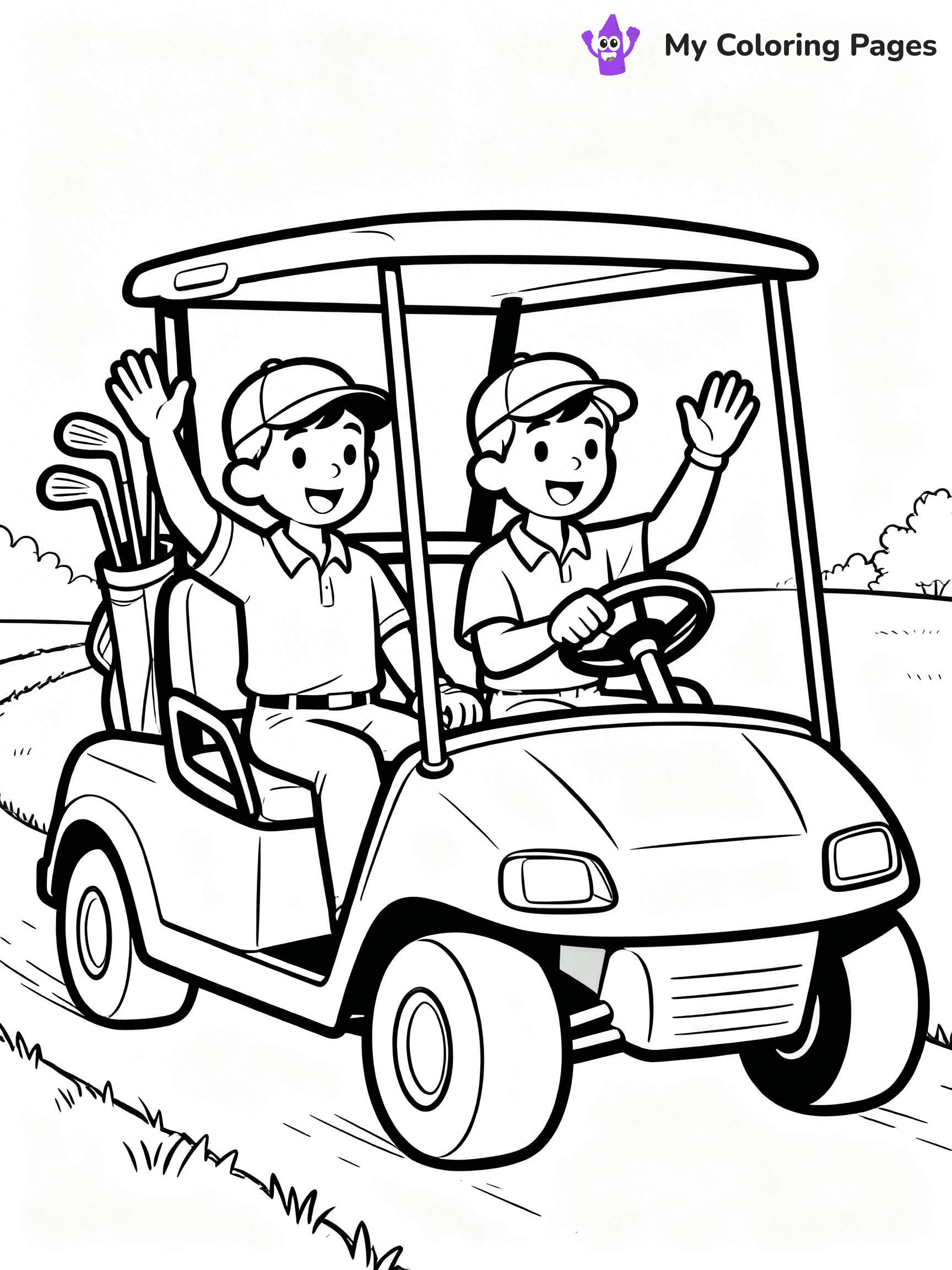 Golf Coloring Pages - 64