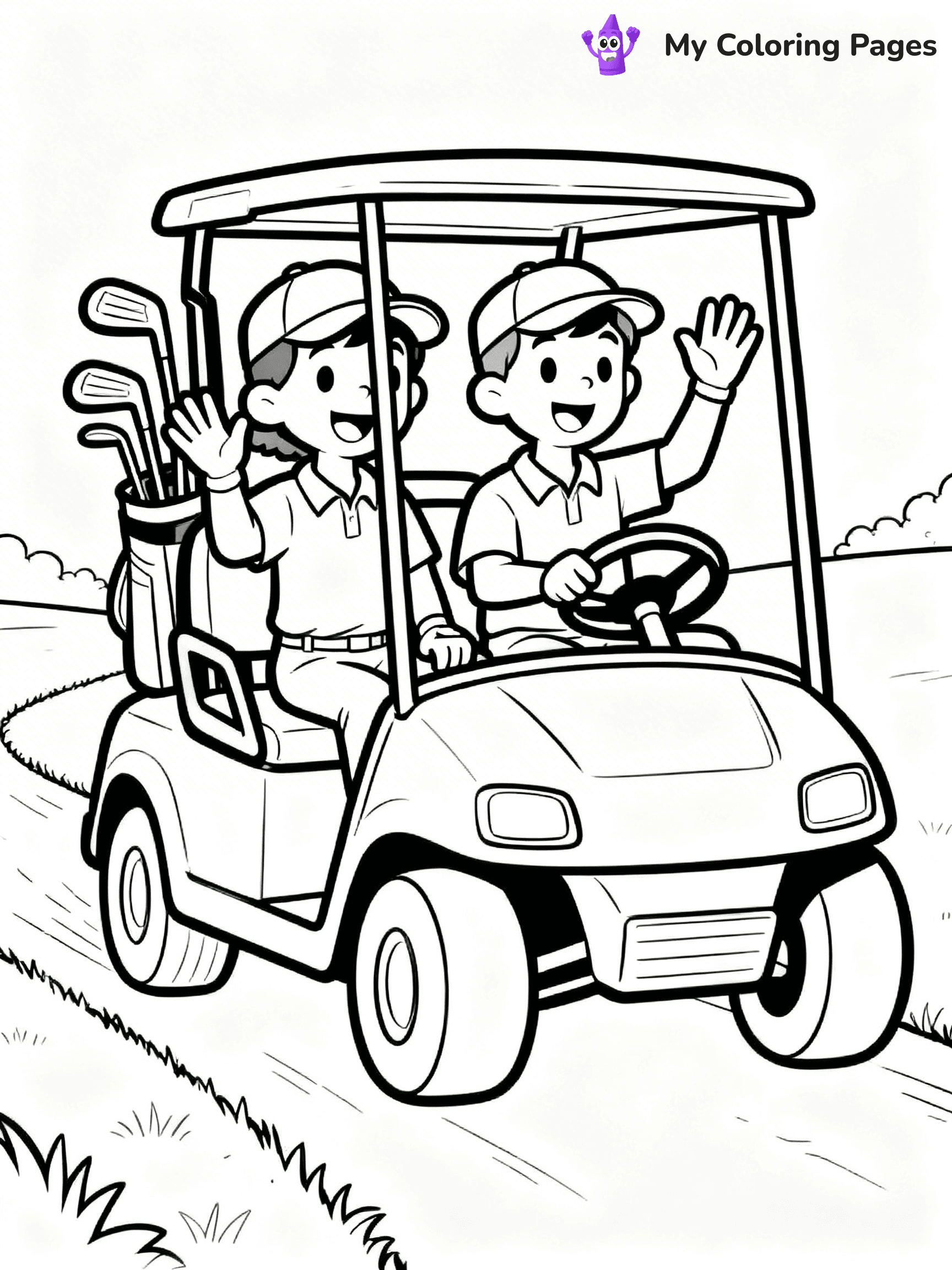 Golf Coloring Pages - 63