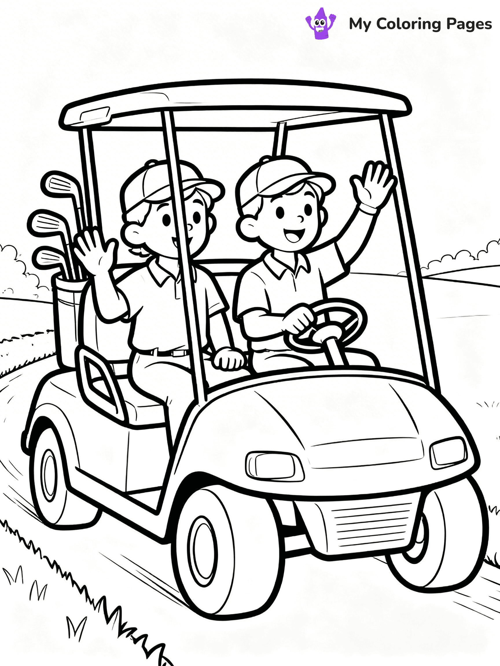 Golf Coloring Pages - 62