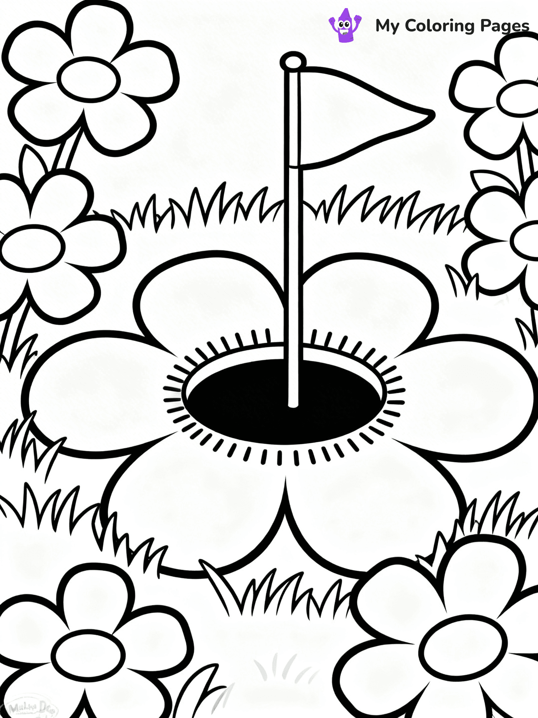 Golf Coloring Pages - 61