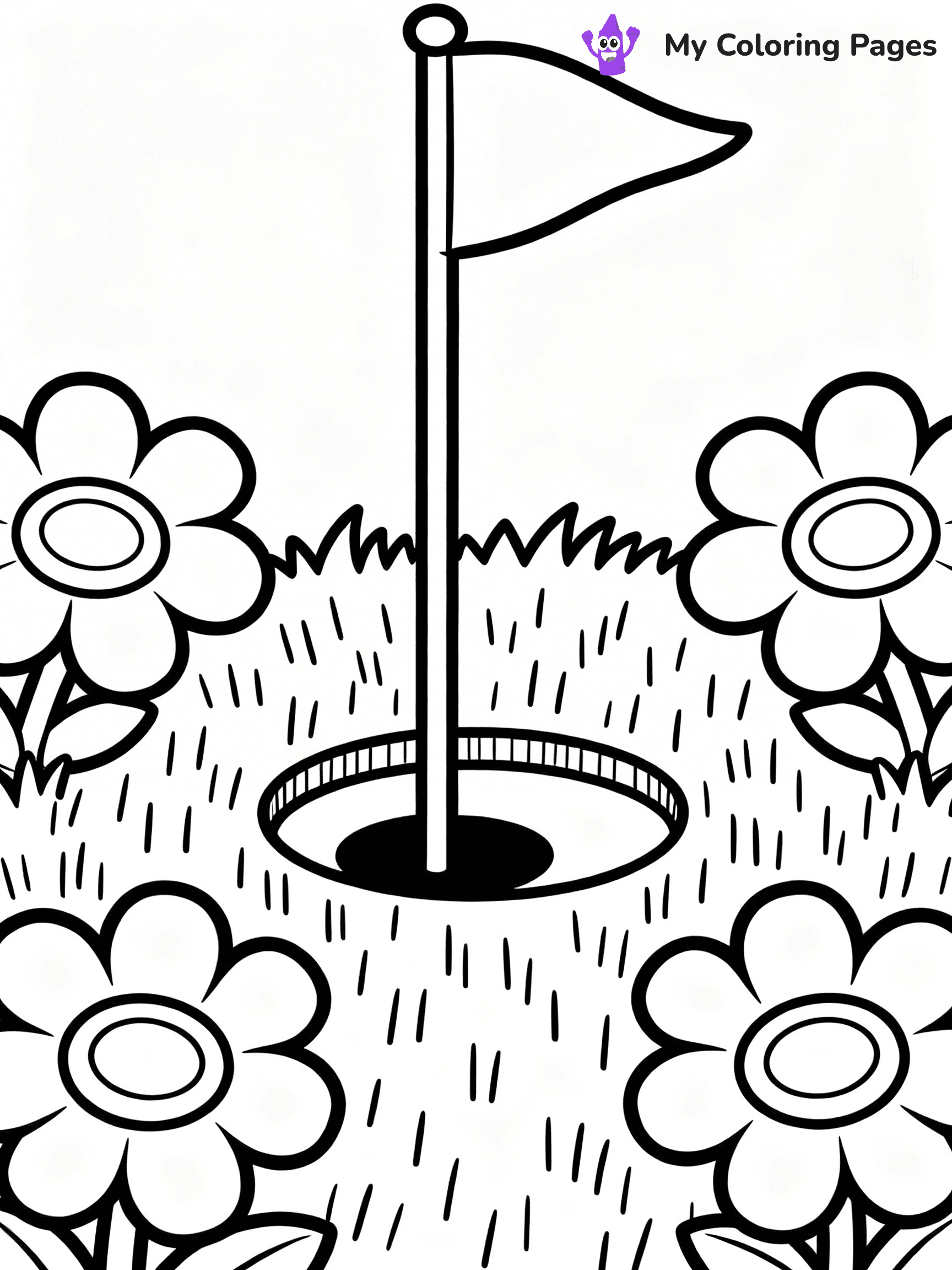 Golf Coloring Pages - 60