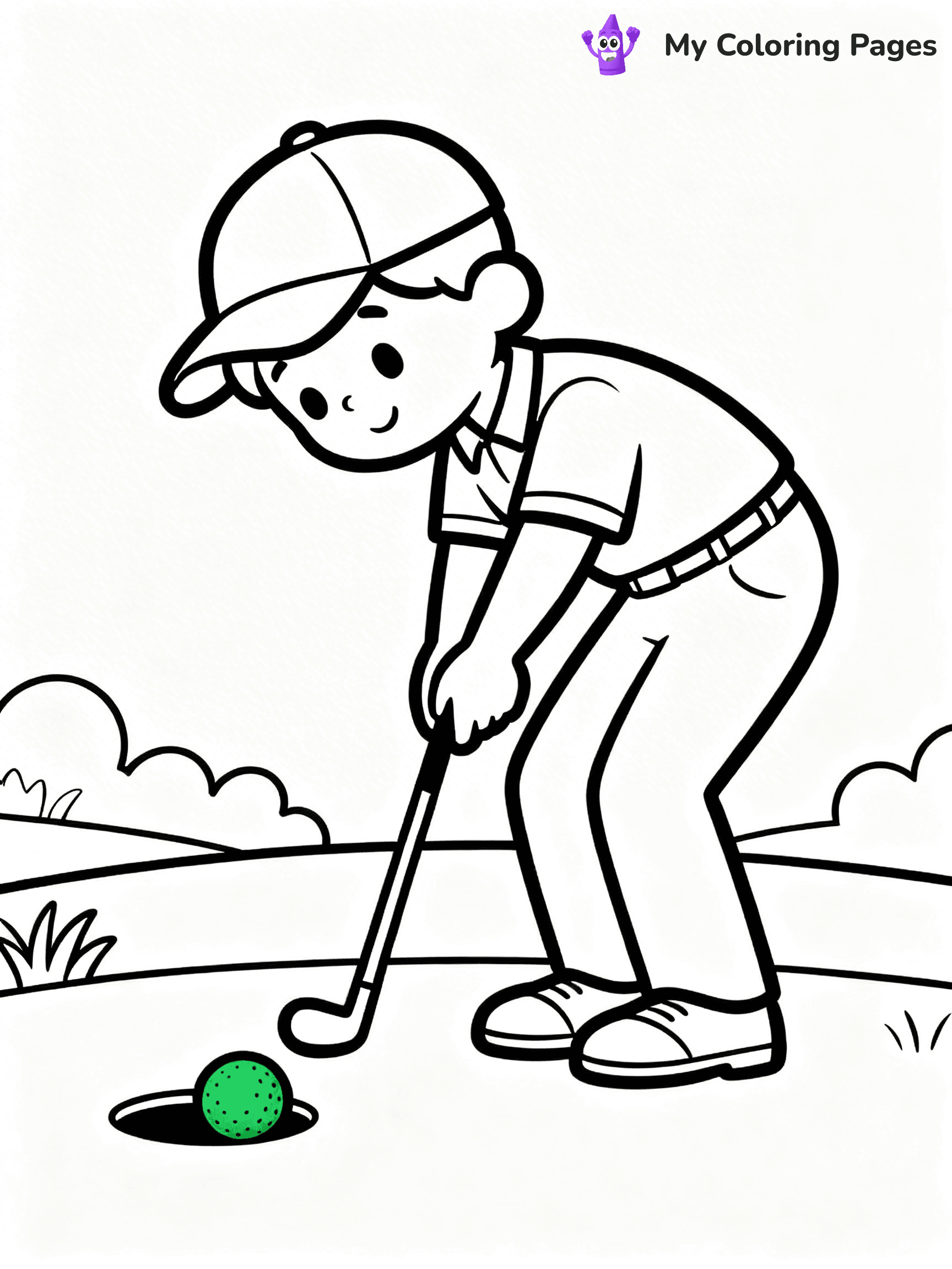 Golf Coloring Pages - 55