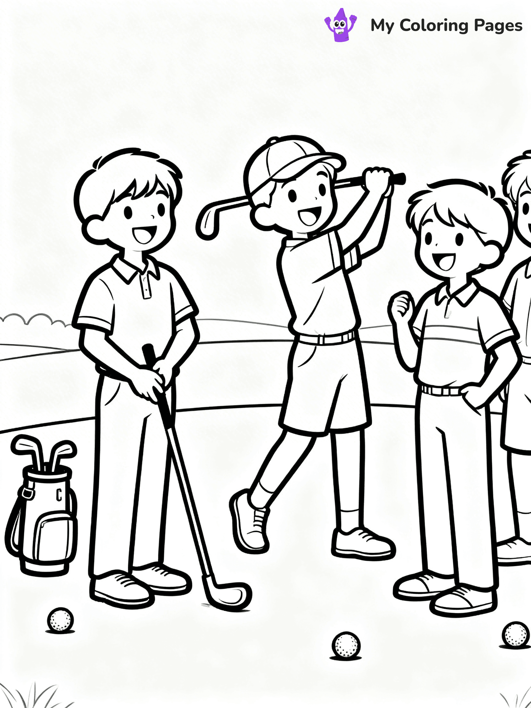 Golf Coloring Pages - 47