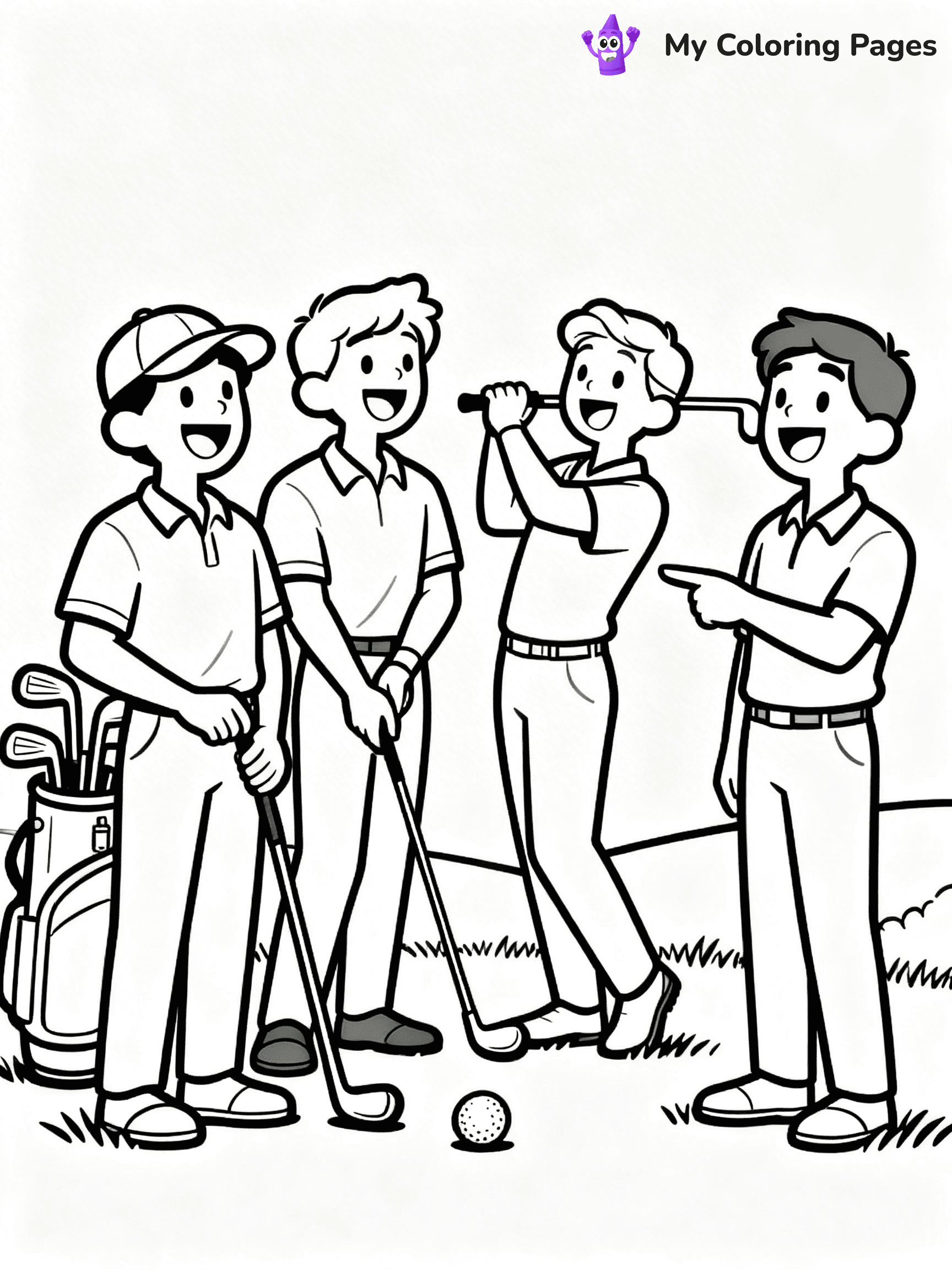 Golf Coloring Pages - 44