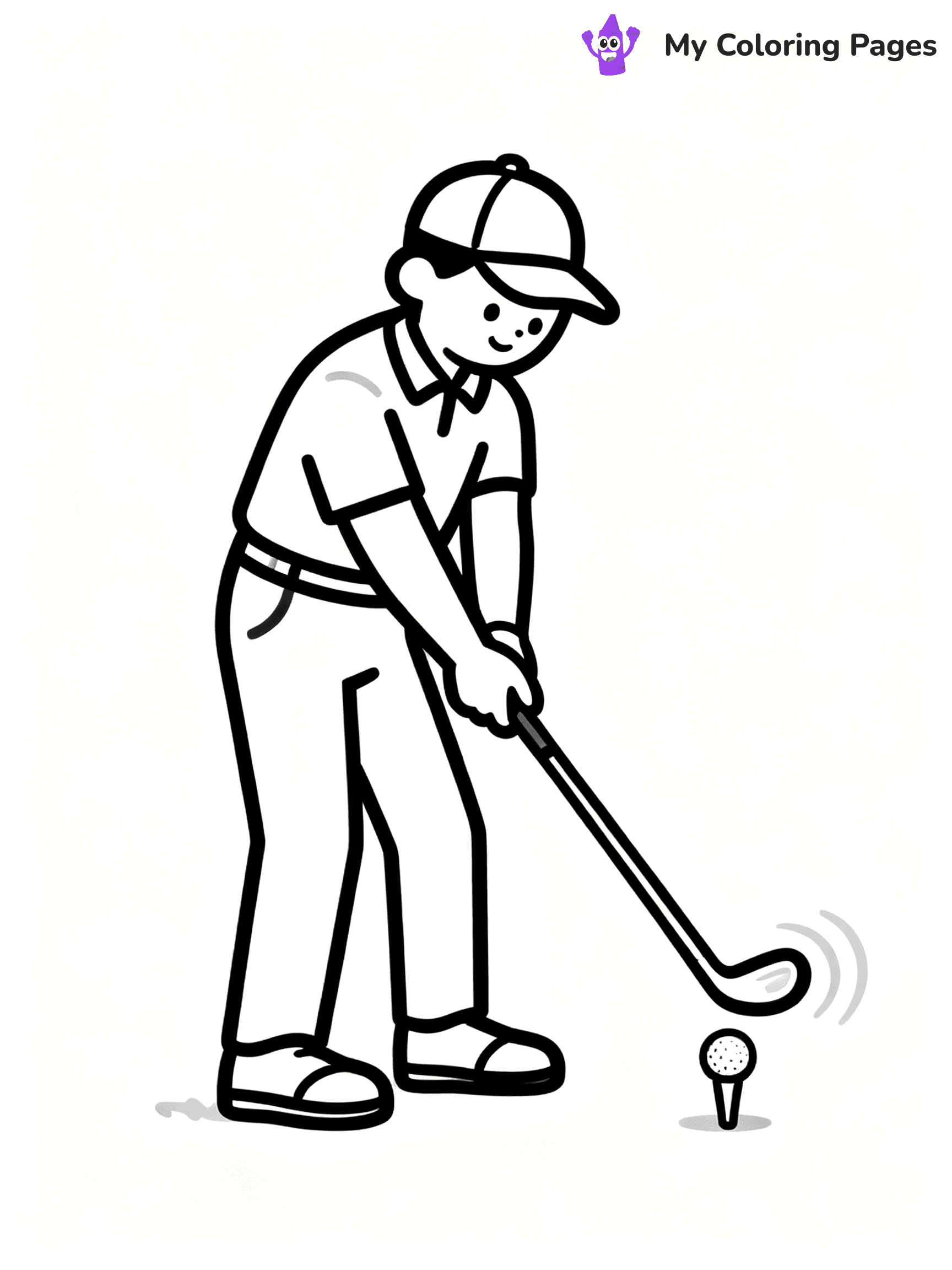 Golf Coloring Pages - 41