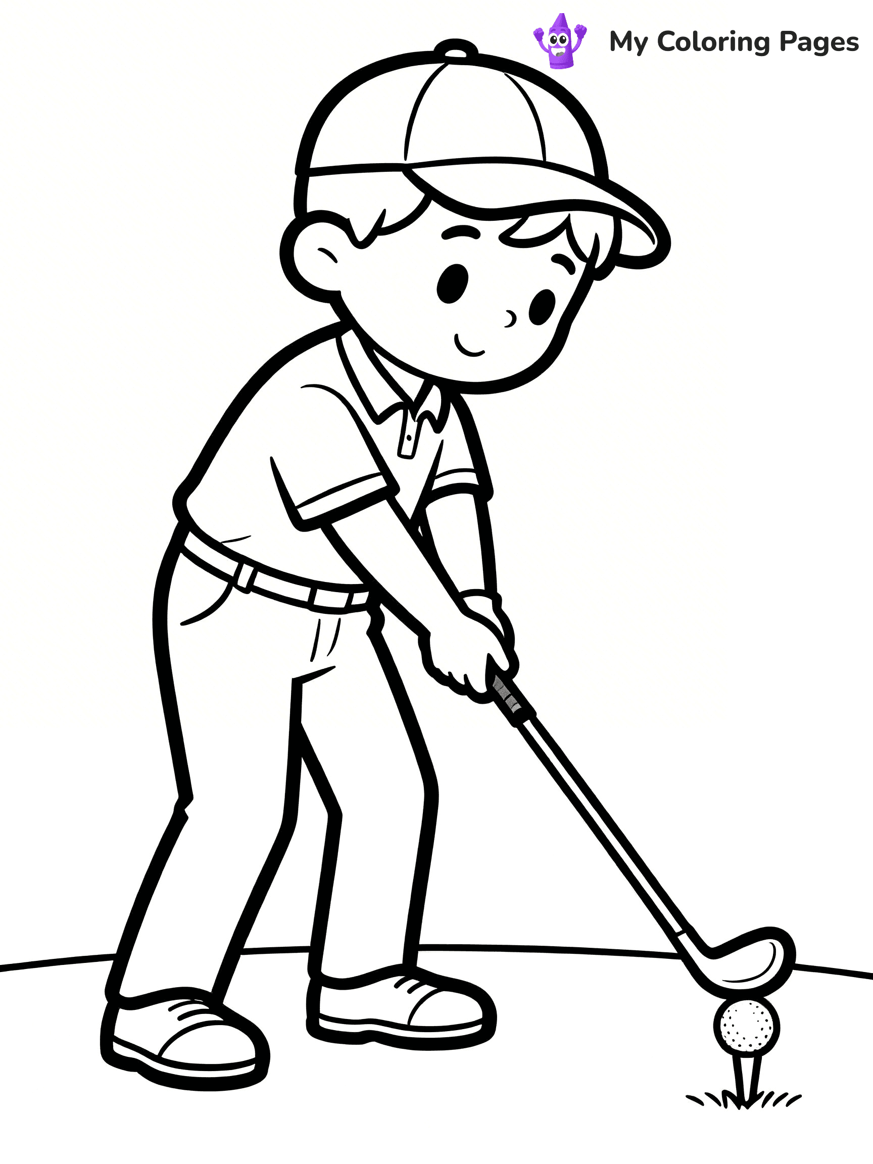 Golf Coloring Pages - 40