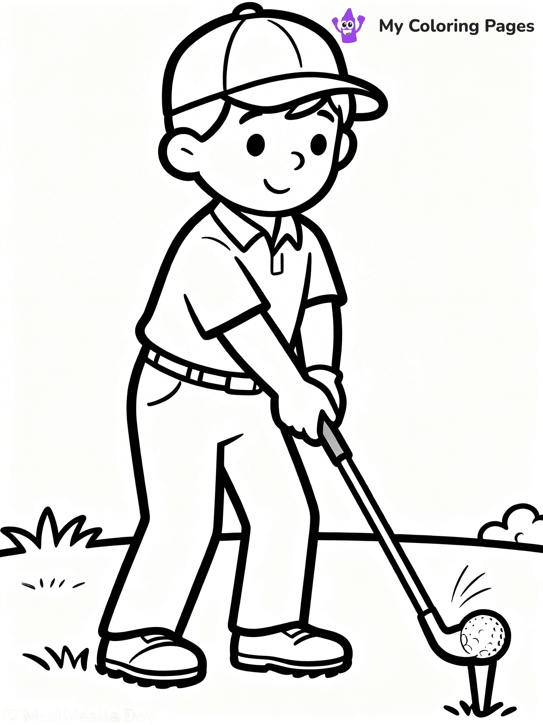 Golf Coloring Pages - 39
