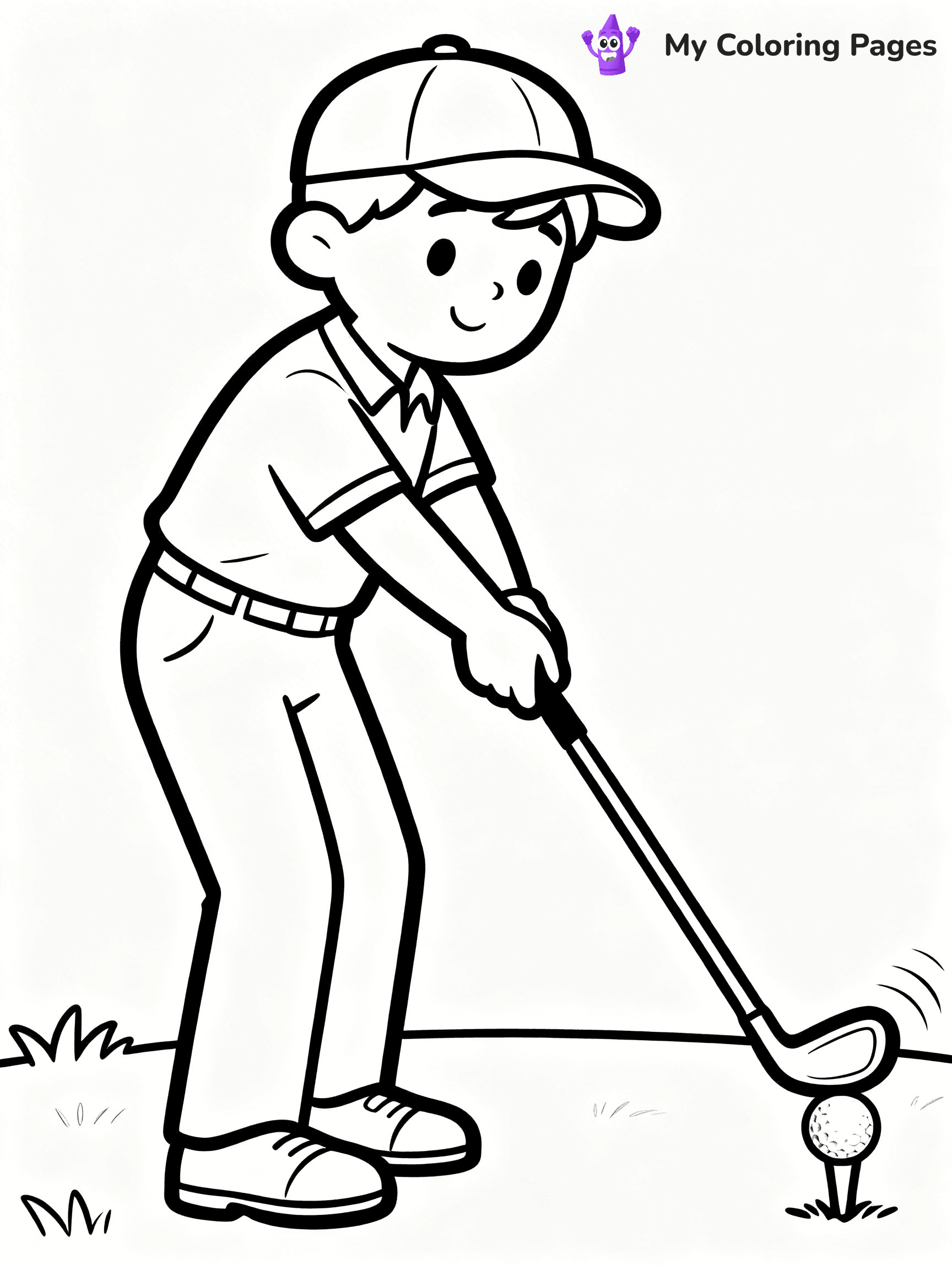 Golf Coloring Pages - 38